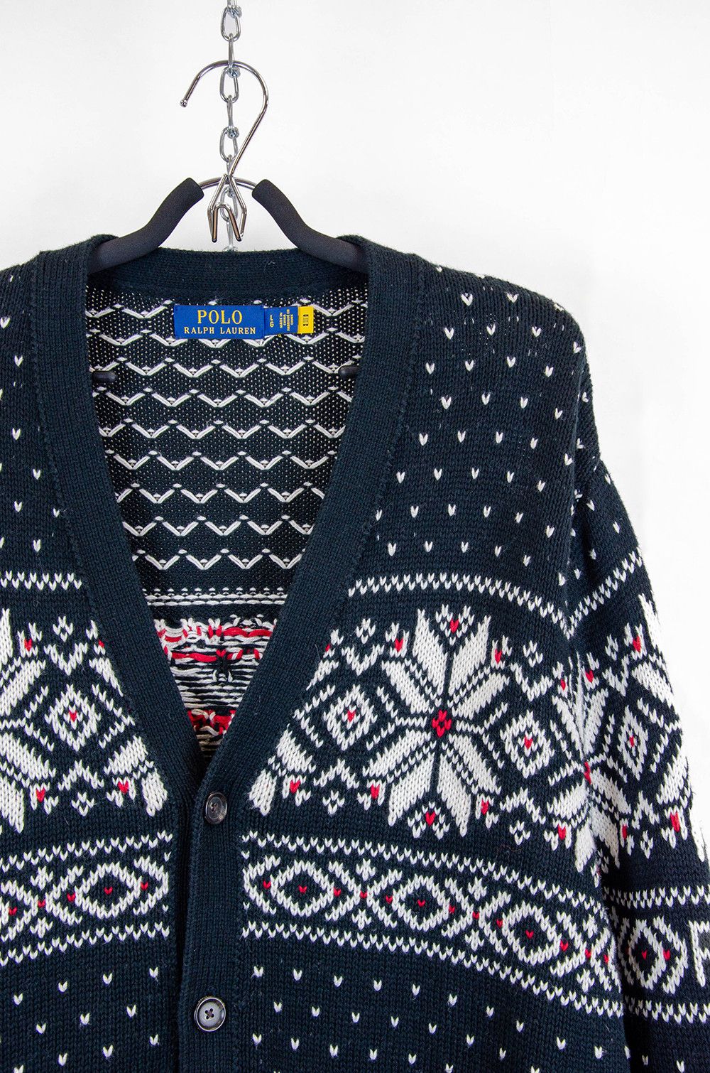 Polo Ralph Lauren Polo Ralph Lauren Fair Isle Nordic Cardigan L Size US L / EU 52-54 / 3 - 6 Thumbnail
