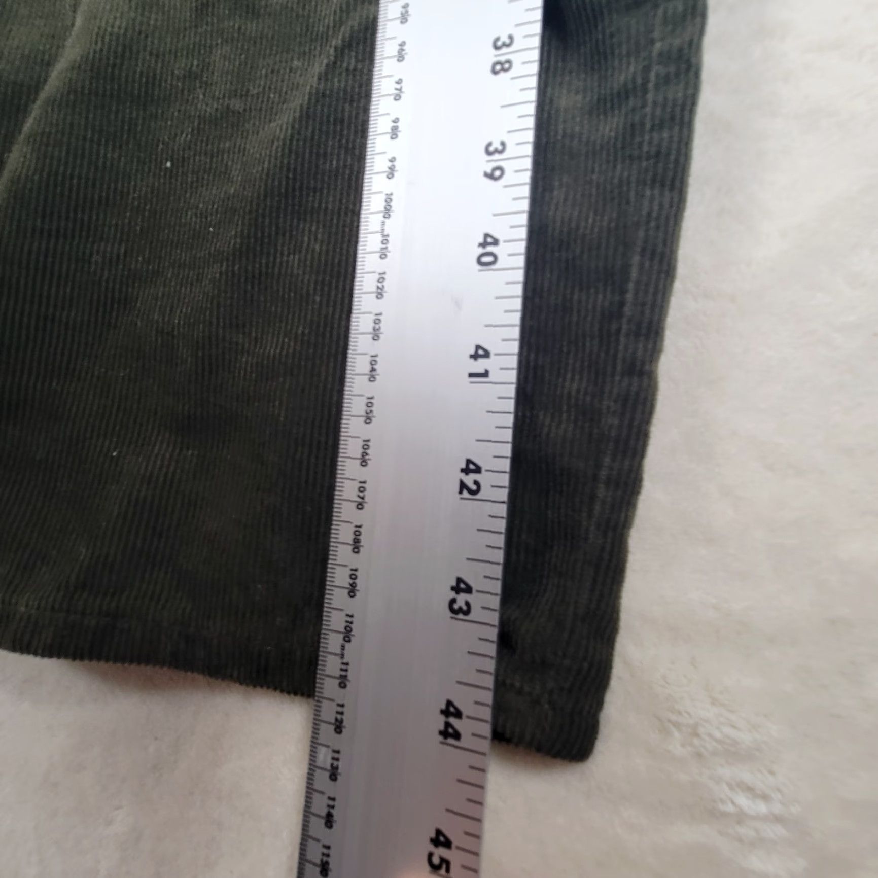 Lucky Brand Lucky Brand Pants Men 40x32 Green Corduroy Casual Straight Leg 90s Preppy Hipster Fall Winter Spring Mens Size US 40 / EU 56 - 7 Thumbnail