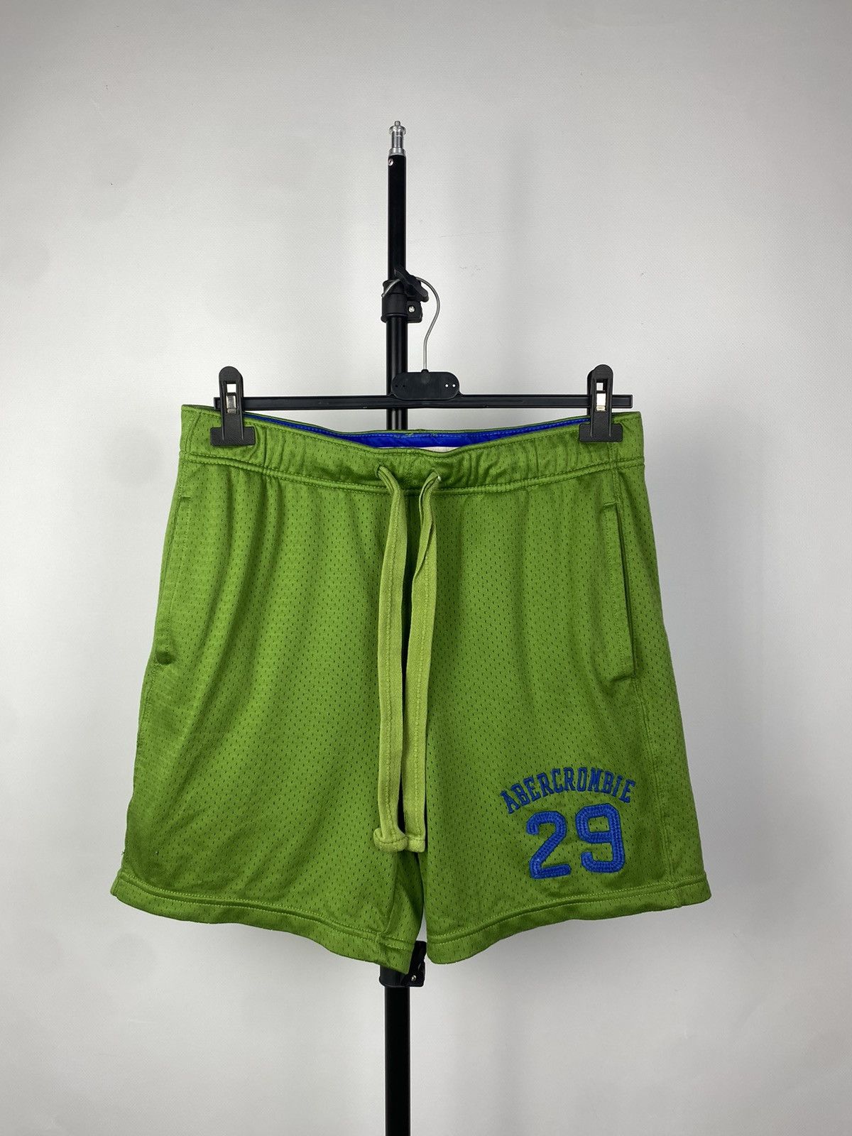 Abercrombie & Fitch × Vintage Abercrombie & Fitch Shorts Men's Small Green Mesh Y2K Size US 30 / EU 46 - 1 Thumbnail
