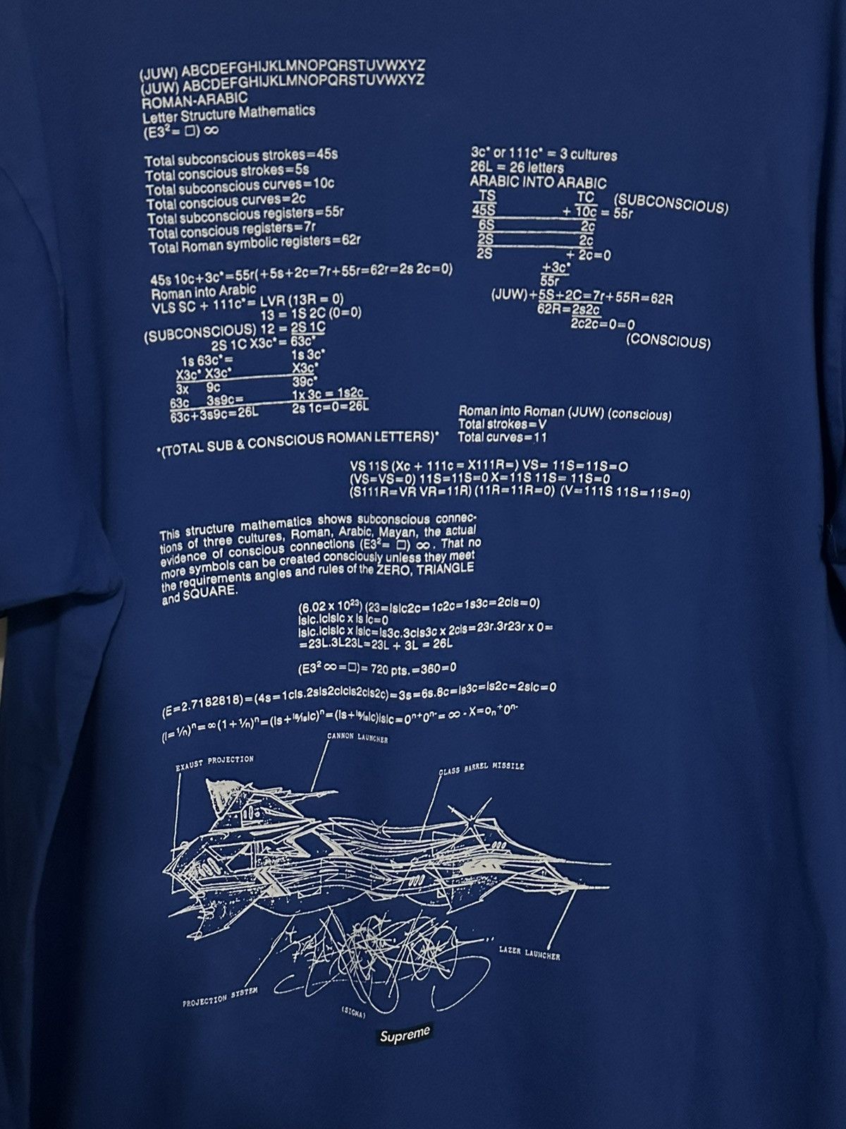 Supreme Supreme Rammellzee Tee Size US L / EU 52-54 / 3 - 4 Thumbnail
