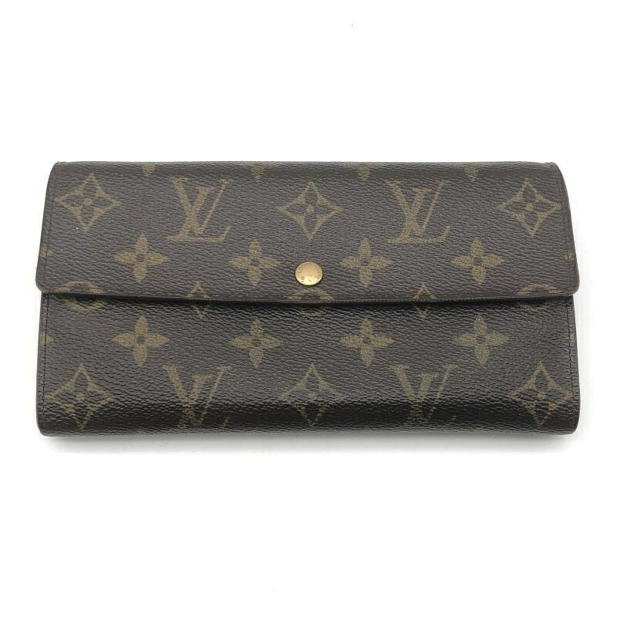 Louis Vuitton Portefeuille Sarah Long Wallet M61734 Monogram Brown Louis Vuitton, Women's