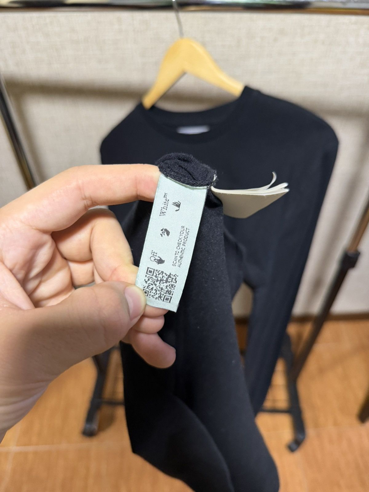 Off-White OFF WHITE PASCAL SKELETON BLACK LONG-SLEEVE Size US S / EU 44-46 / 1 - 6 Thumbnail