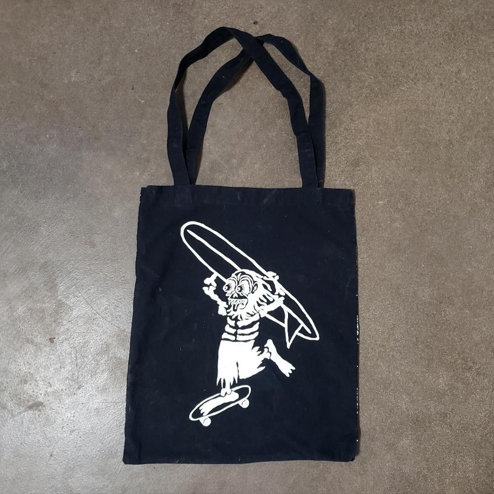 H&M Black White Skeleton H&M Storage Tote Size ONE SIZE - 1 Thumbnail