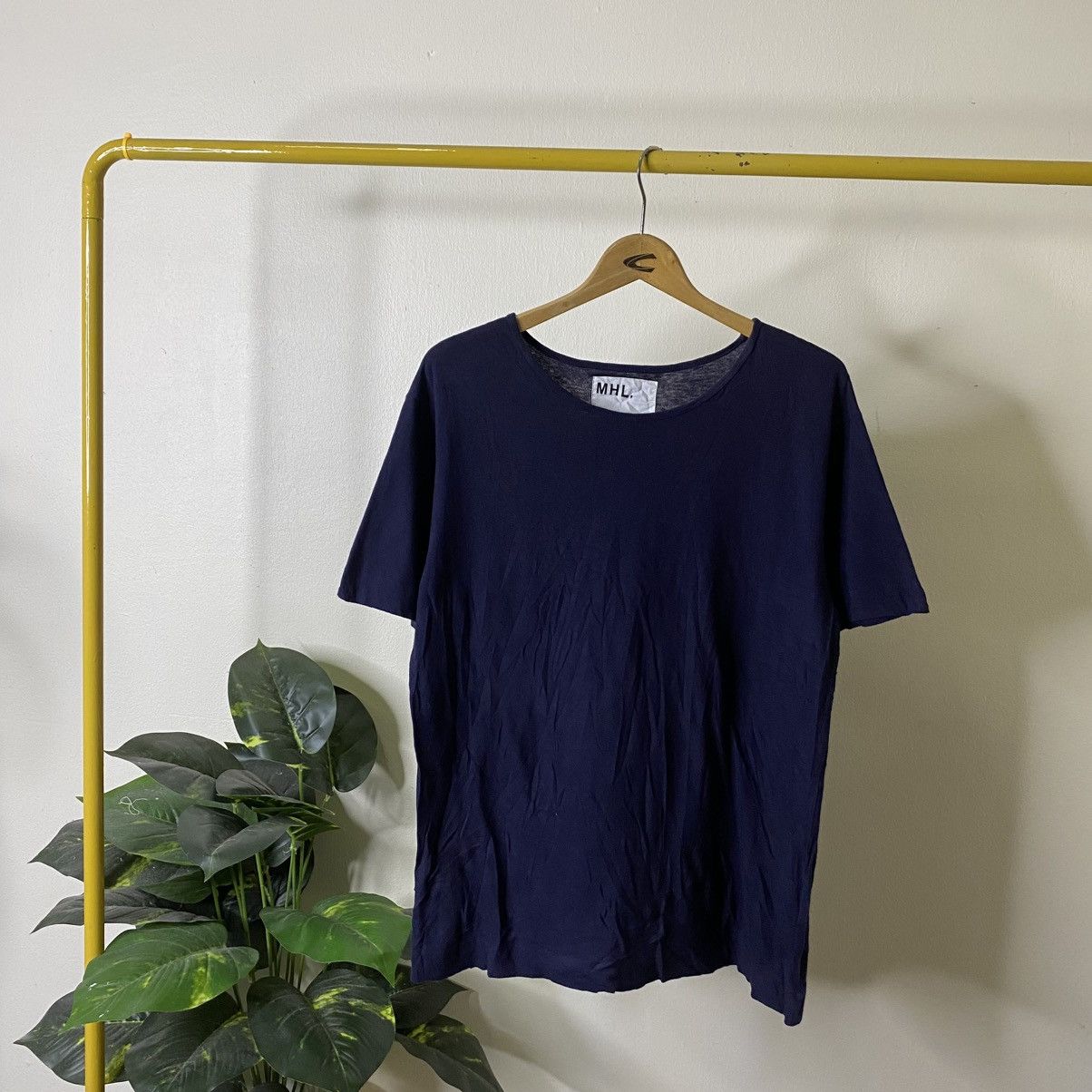 Margaret Howell MHL Navy Blank T Shirt Size US L / EU 52-54 / 3 - 1 Thumbnail