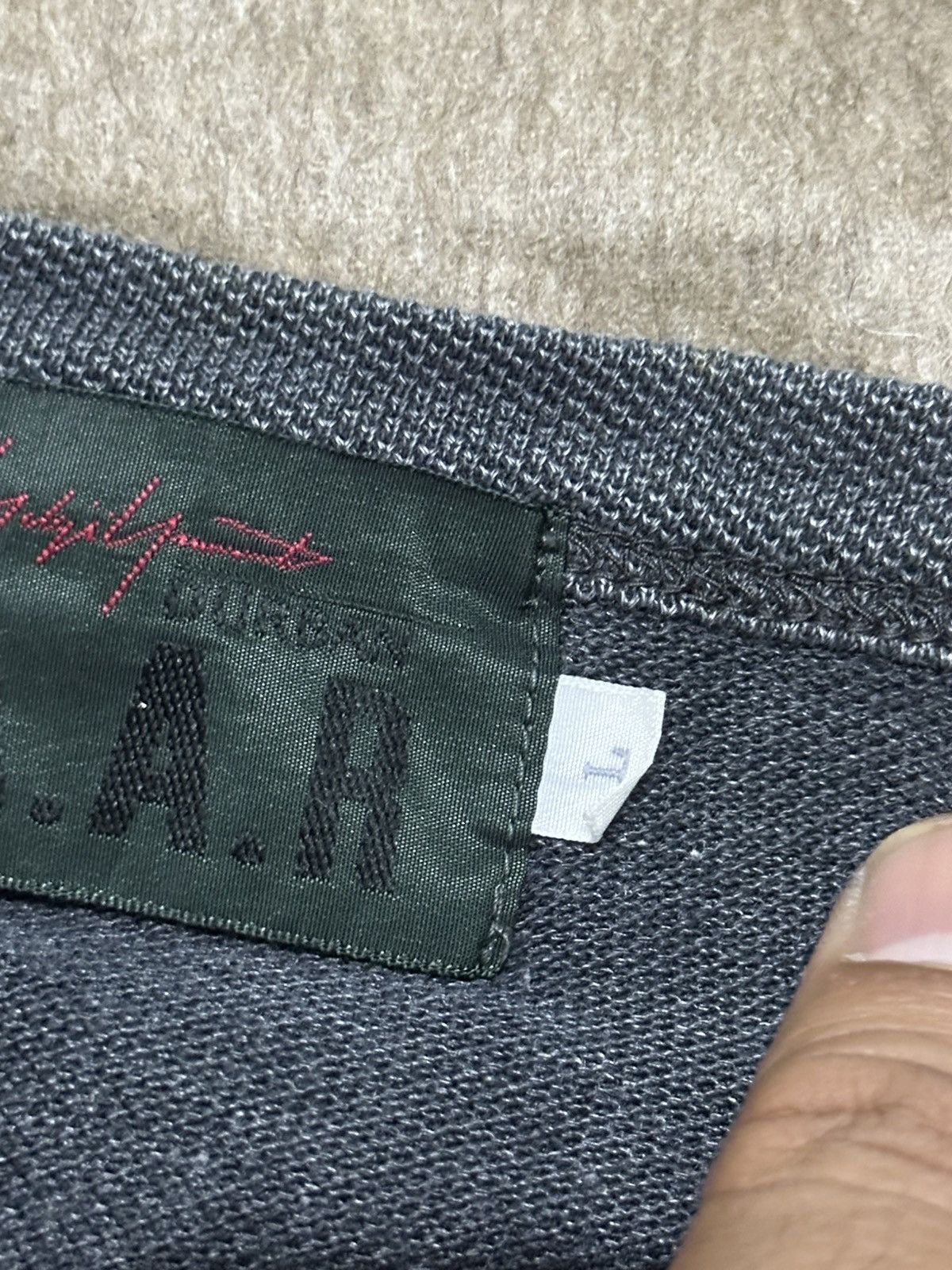 Yohji Yamamoto 1990 - Yohji Yamamoto All Against Risk A.A.R L/S Shirt Size US L / EU 52-54 / 3 - 15 Thumbnail