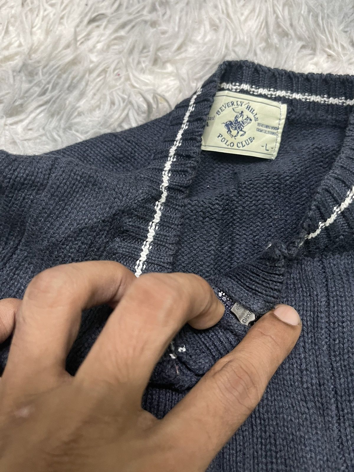 Beverly Hills Polo Club × Vintage BEVERLY HILLS POLO CLUB TANK TOP WOOL Size US L / EU 52-54 / 3 - 7 Thumbnail