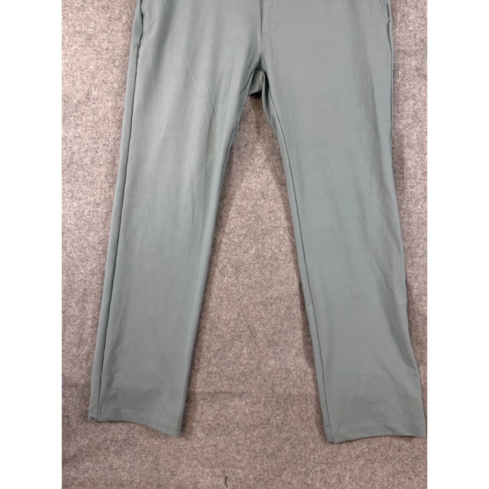Vintage Greg Norman Golf Pants Mens 38x32 Green Stretch Performance Flat Front Chino Regular Mens Size US 38 / EU 54 - 4 Thumbnail