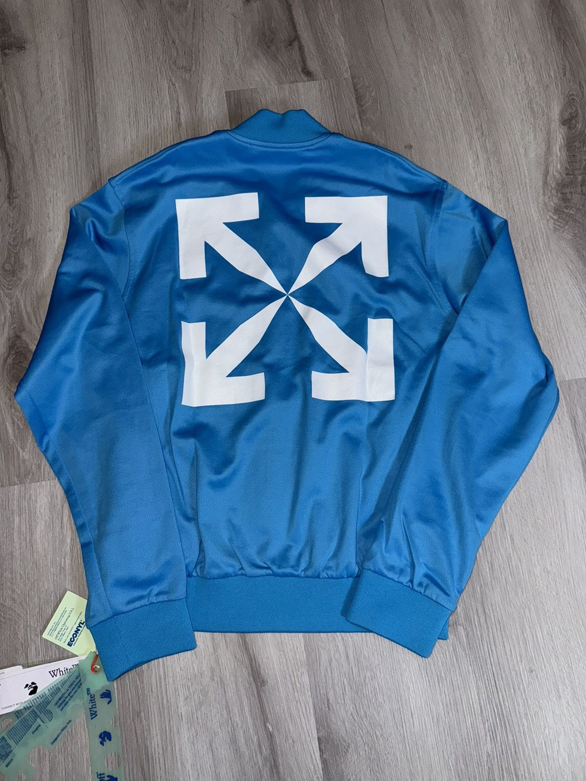 Off-White Off white single arrow track jacket blue Size US XS / EU 42 / 0 - 2 Thumbnail