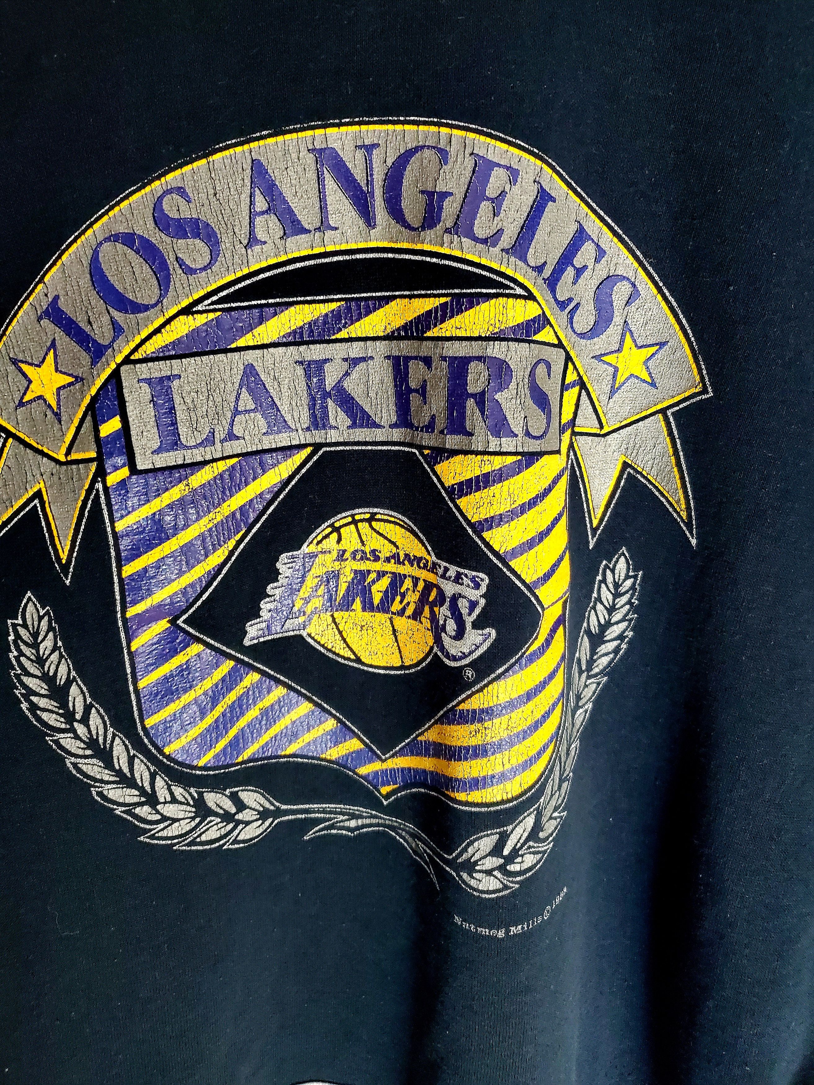 NBA × Vintage Los Angeles Lakers Member Club NBA Sweater Nutmeg 90s L Size US L / EU 52-54 / 3 - 2 Thumbnail