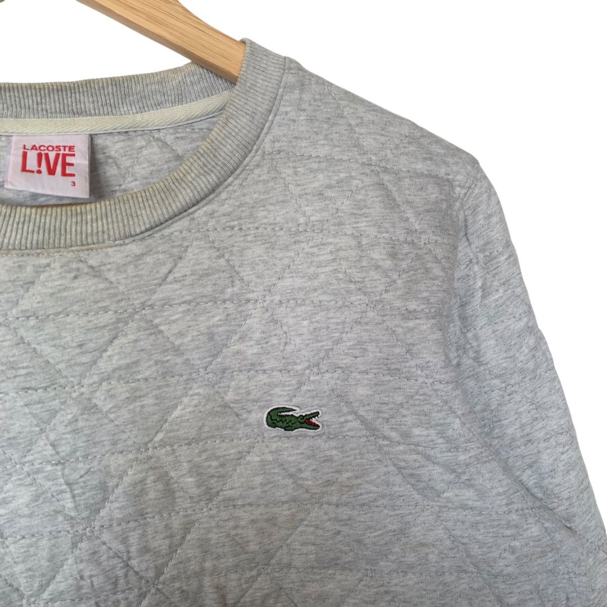 Lacoste LACOSTE LIVE FRANCE Plaids Checkered Gray Sweashirts Size US L / EU 52-54 / 3 - 5 Thumbnail