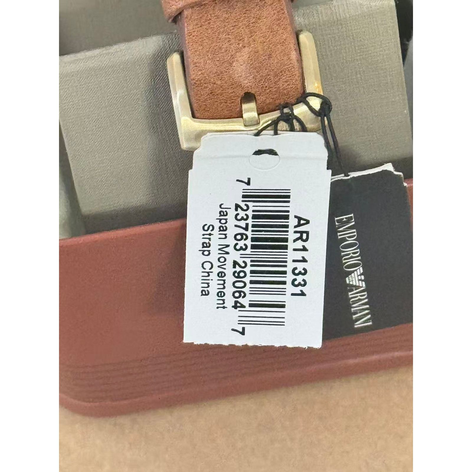 Emporio Armani Emporio Armani Nicola AR11331 Men's Watch With Beige Dial Size 40 - 3 Thumbnail