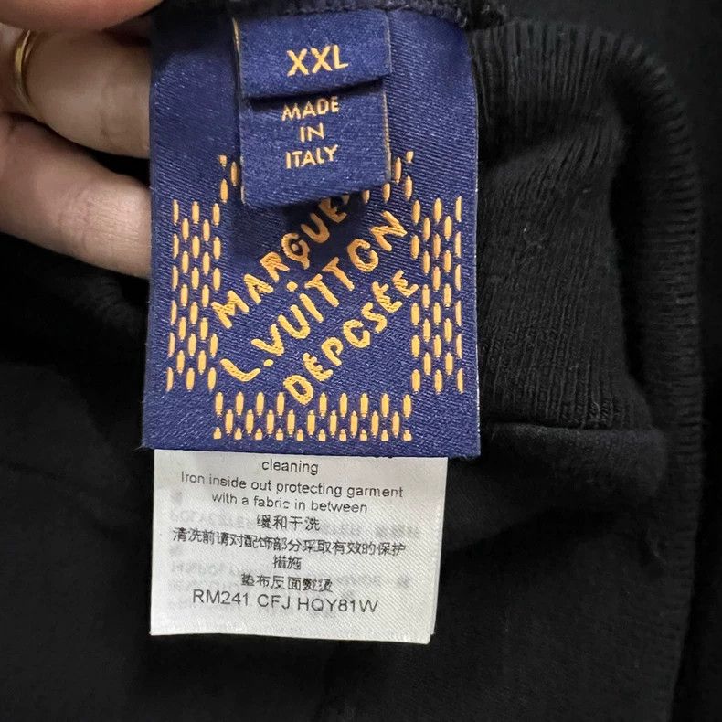 Louis Vuitton Louis Vuitton Black Beaded Zip Hoodie 2502-Nextarrow Size US XXL / EU 58 / 5 - 4 Thumbnail