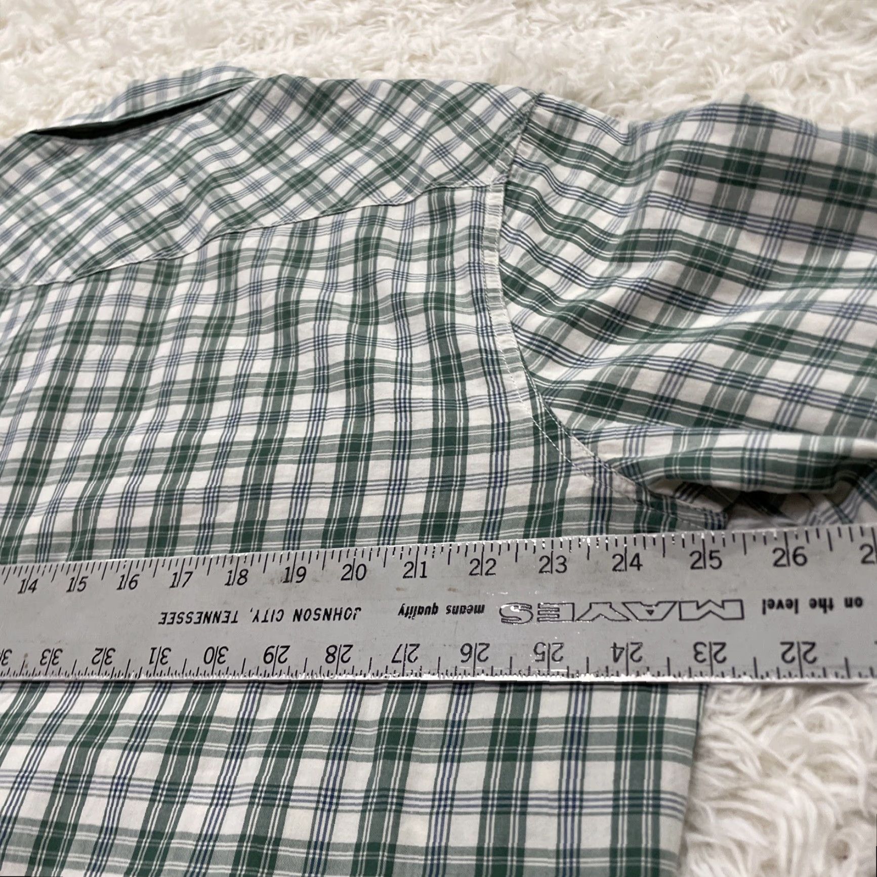 Lucky Brand LUCKY BRAND Pearl Snap Shirt Men XL Western Green Plaid California Fit 90s St. Patrick's Day Art Free-Color? Size US XL / EU 56 / 4 - 7 Thumbnail