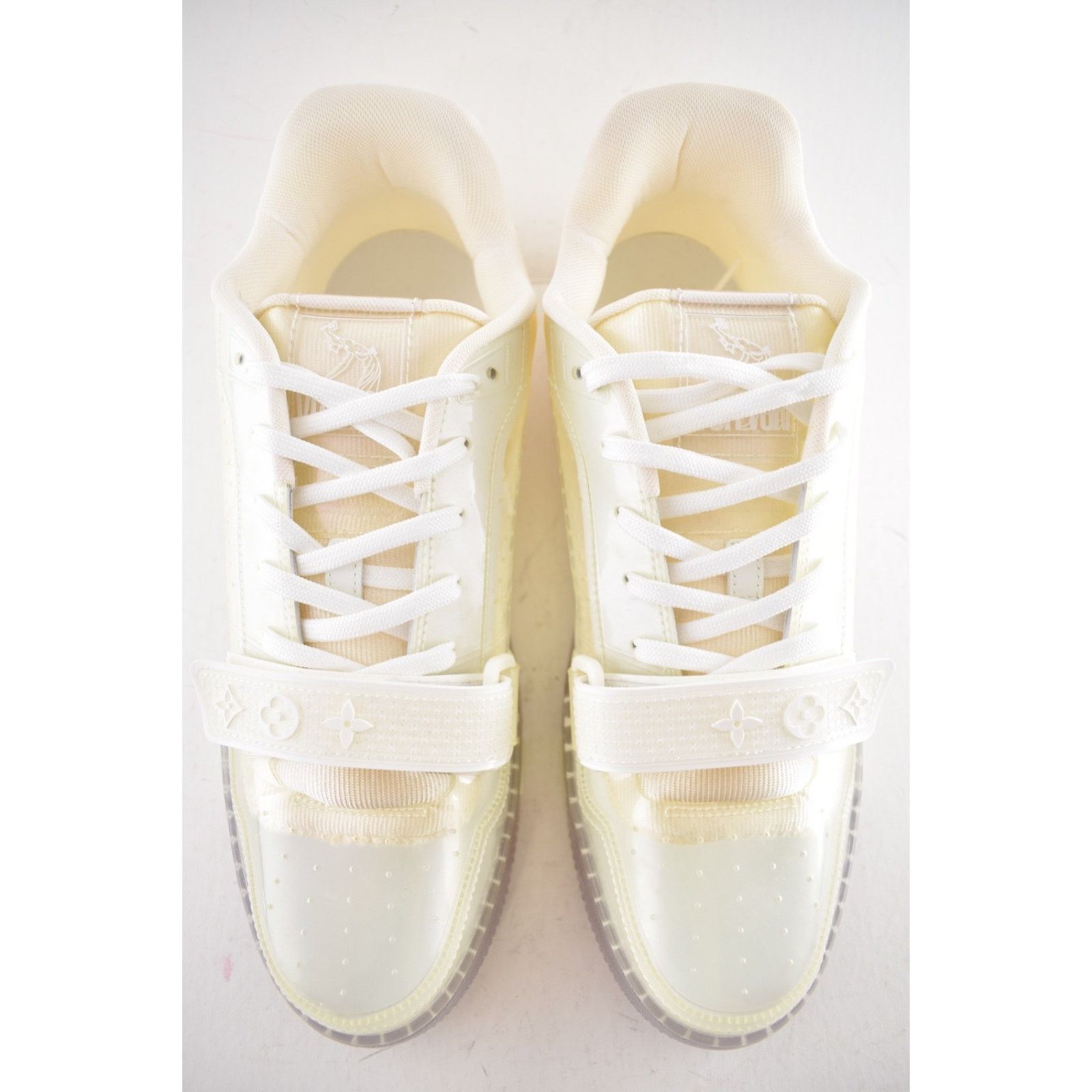 Louis Vuitton Louis Vuitton Transparent Clear PVC Strap Low Top Trainer Size US 9 / EU 42 - 13 Thumbnail