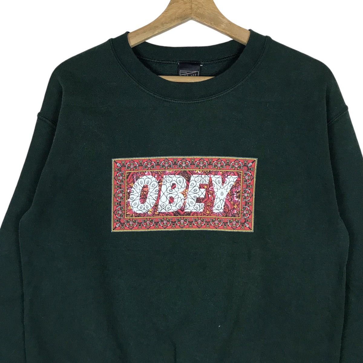 Obey Vintage Obey Pullover Jumper Sweatshirt Size US S / EU 44-46 / 1 - 2 Thumbnail