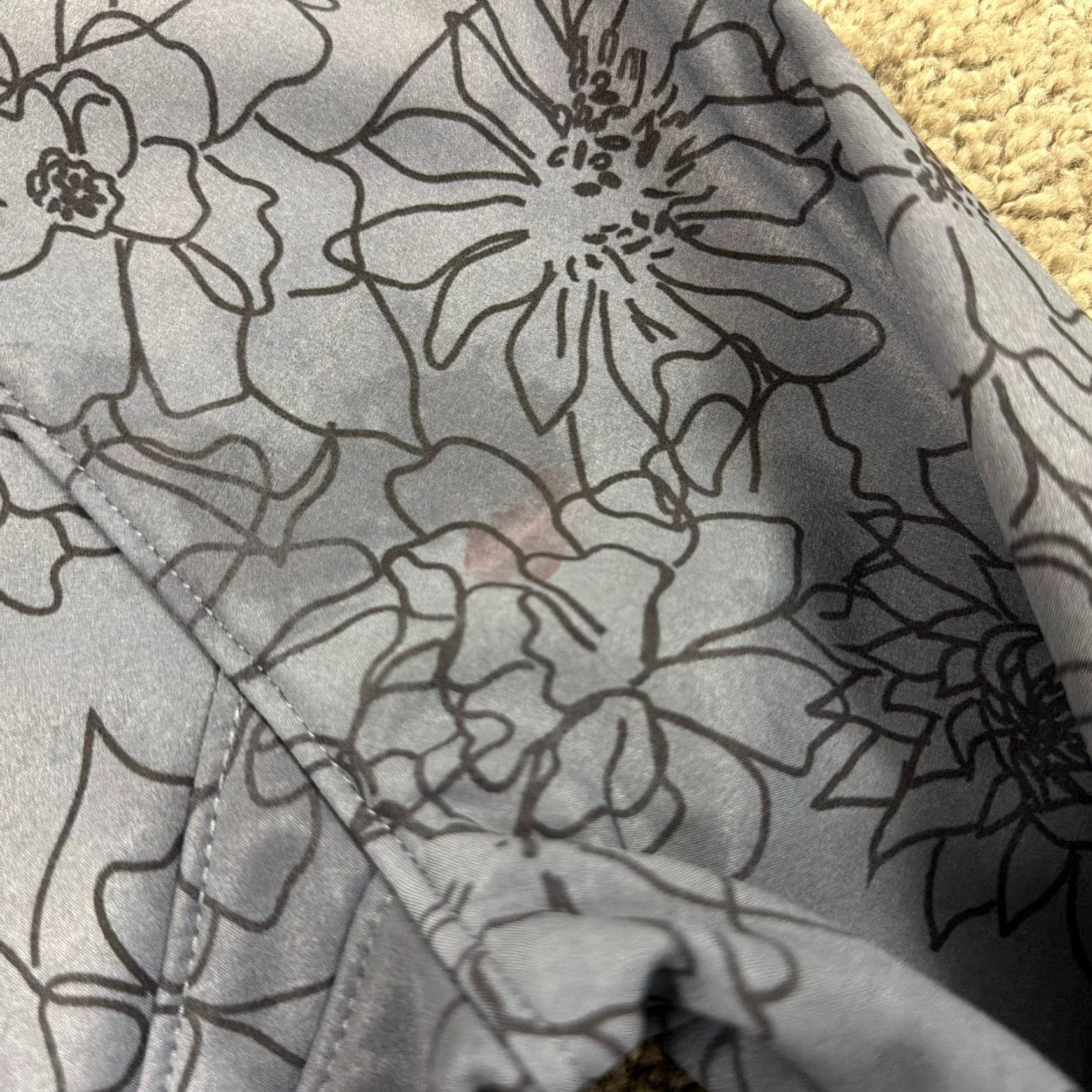 The North Face The North Face Jacket Womens XS Blue Floral Soft Shell Full Zip Stretch Lined Size XS / US 0-2 / IT 36-38 - 3 Thumbnail