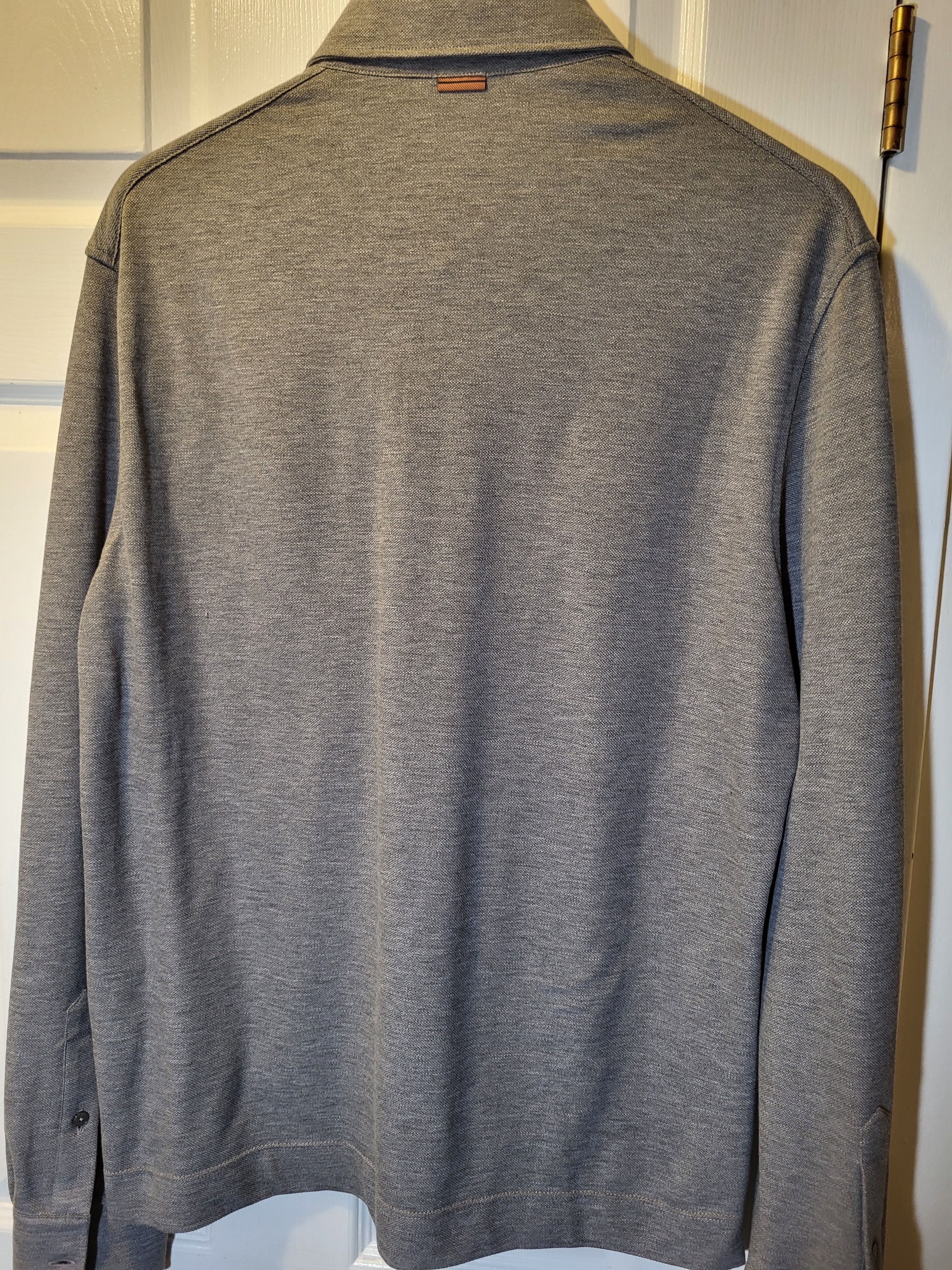 Z Zegna Zegna Long Sleeve Polo Shirt Size US M / EU 48-50 / 2 - 6 Thumbnail