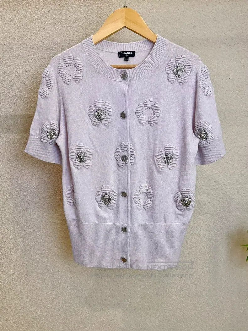 Chanel Chanel Lion head three-dimensional camelia embroidered cas Size XS / US 0-2 / IT 36-38 - 1 Thumbnail