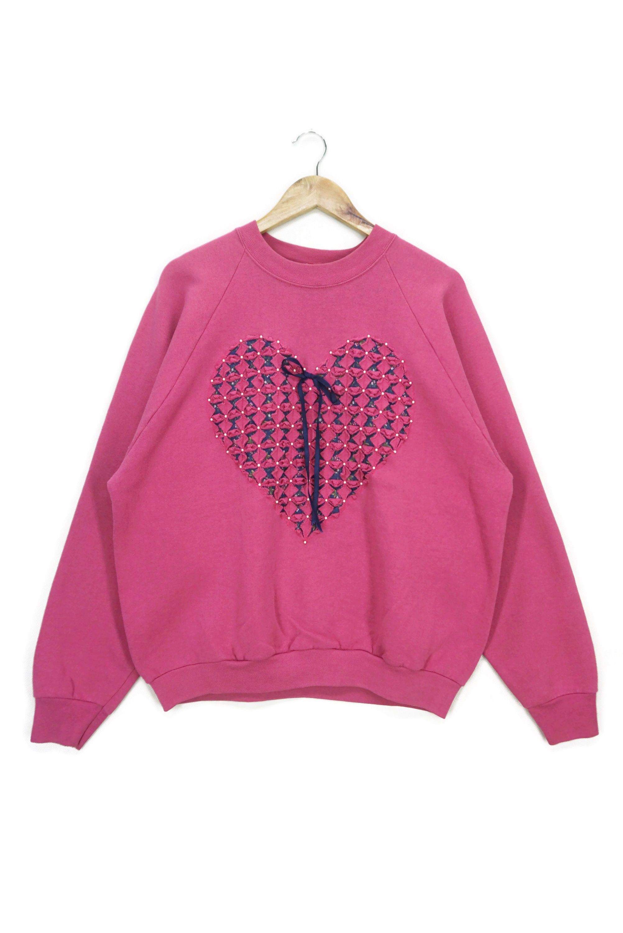 Fruit Of The Loom Hand Made by Dixie Lee Sweatshirt Love Shaped Art Size XL Size XL / US 12-14 / IT 48-50 - 1 Thumbnail