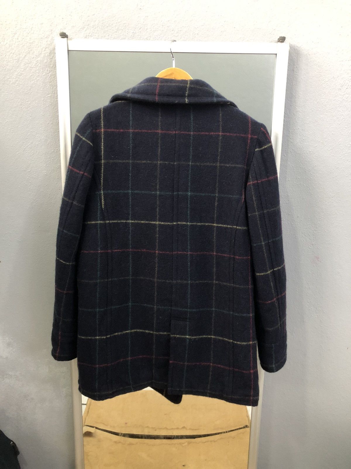 Japanese Brand Arnold Palmer Japan Wool Check Peacoat Women’s 90s Size S / US 4 / IT 40 - 12 Thumbnail