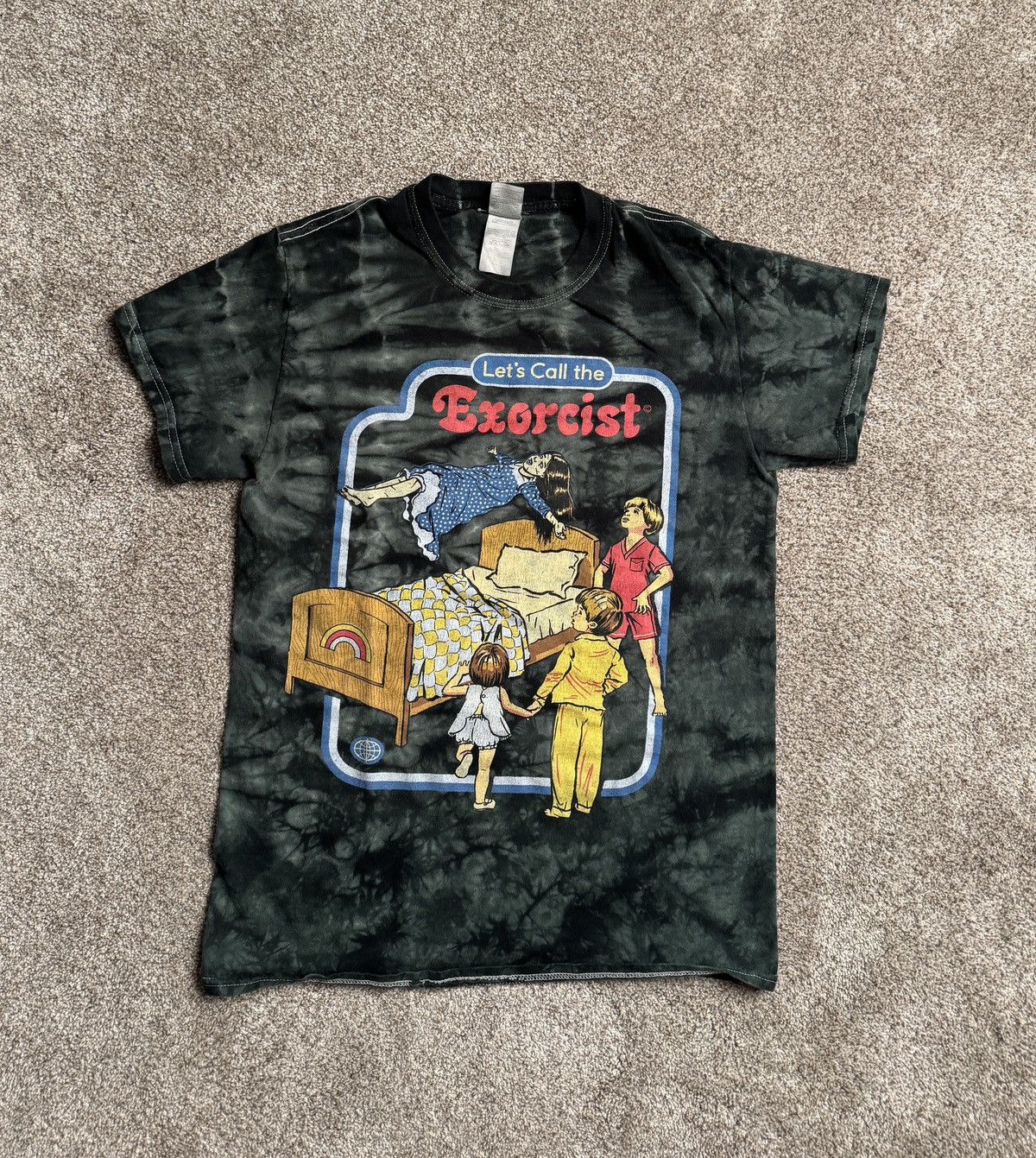 Other GREEN GILDAN TIE DYE “EXORCIST”GRAPHIC TEE Size S / US 4 / IT 40 - 1 Thumbnail