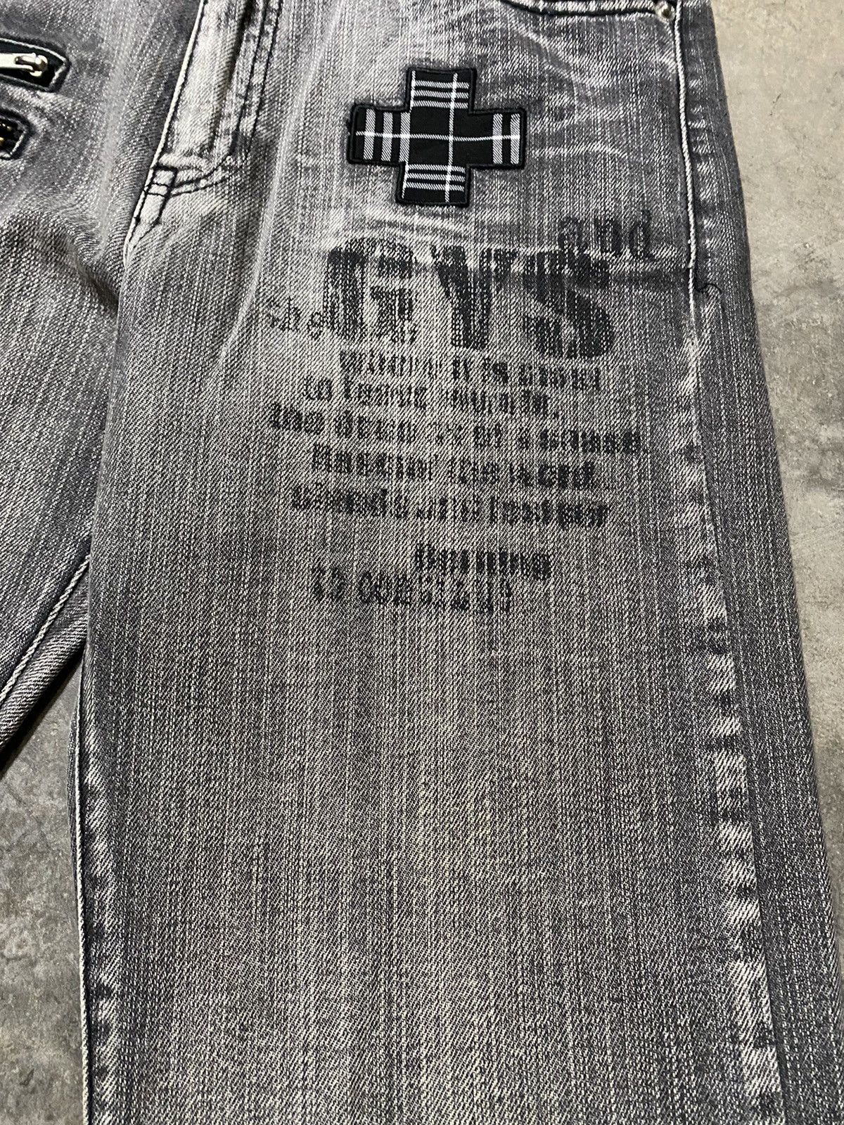 Hysteric Glamour × Japanese Brand × Tornado Mart Japan Grunge Seditionaries Distressed Jeans GYS p186 Size US 28 / EU 44 - 7 Thumbnail