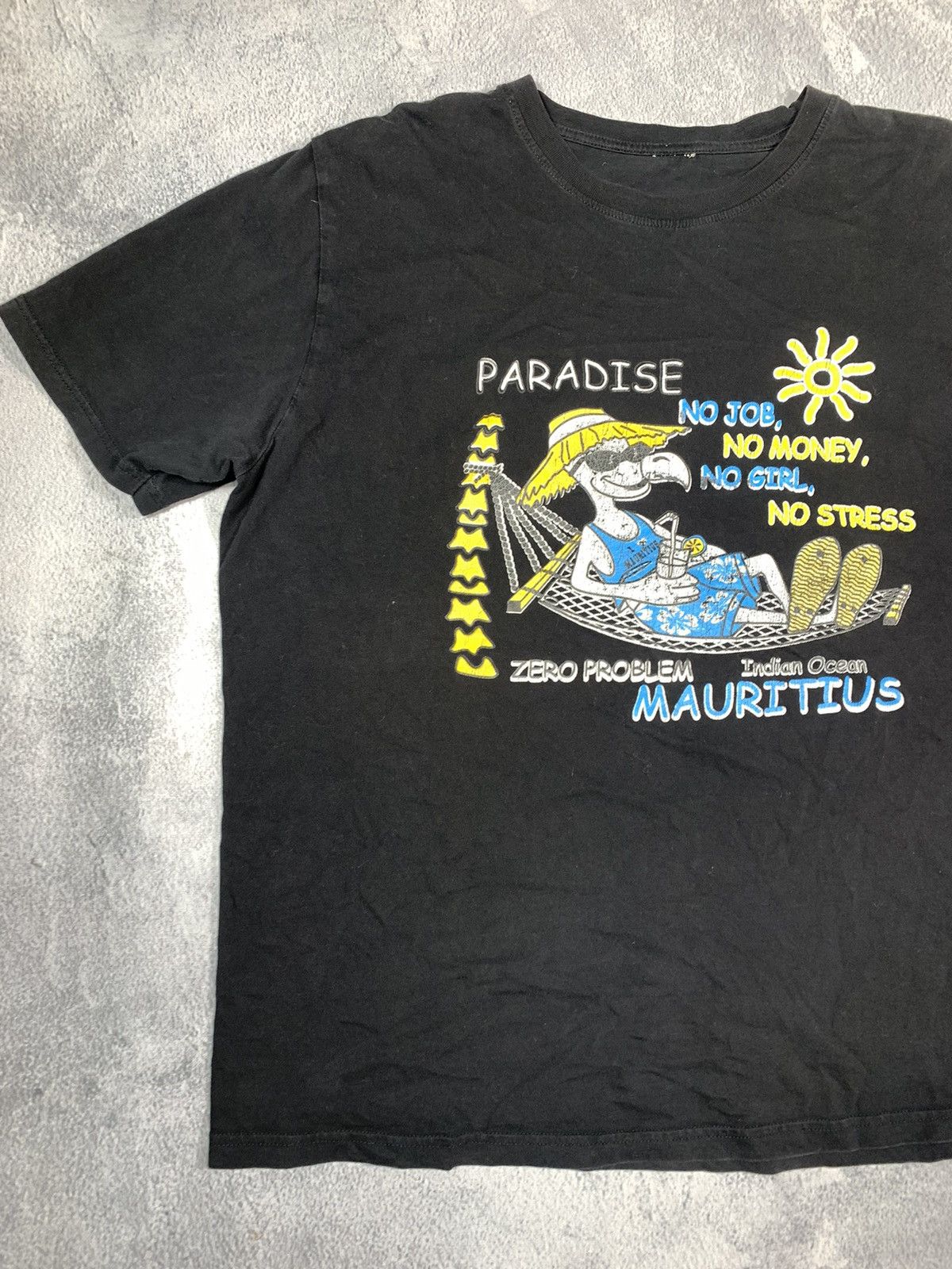 Vintage Vintage Y2KHumor “No Stress” tee streetwear big logo size XL Size US XL / EU 56 / 4 - 2 Thumbnail