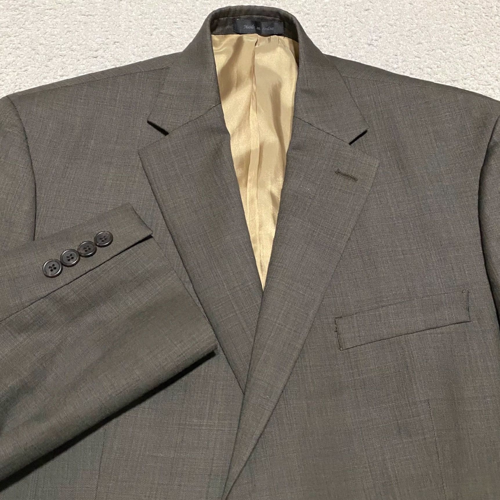 Ralph Lauren Lauren Ralph Lauren Blazer Mens 44 Long Wool 2 Button Notch Gray Solid Size US XXL / EU 58 / 5 - 5 Thumbnail