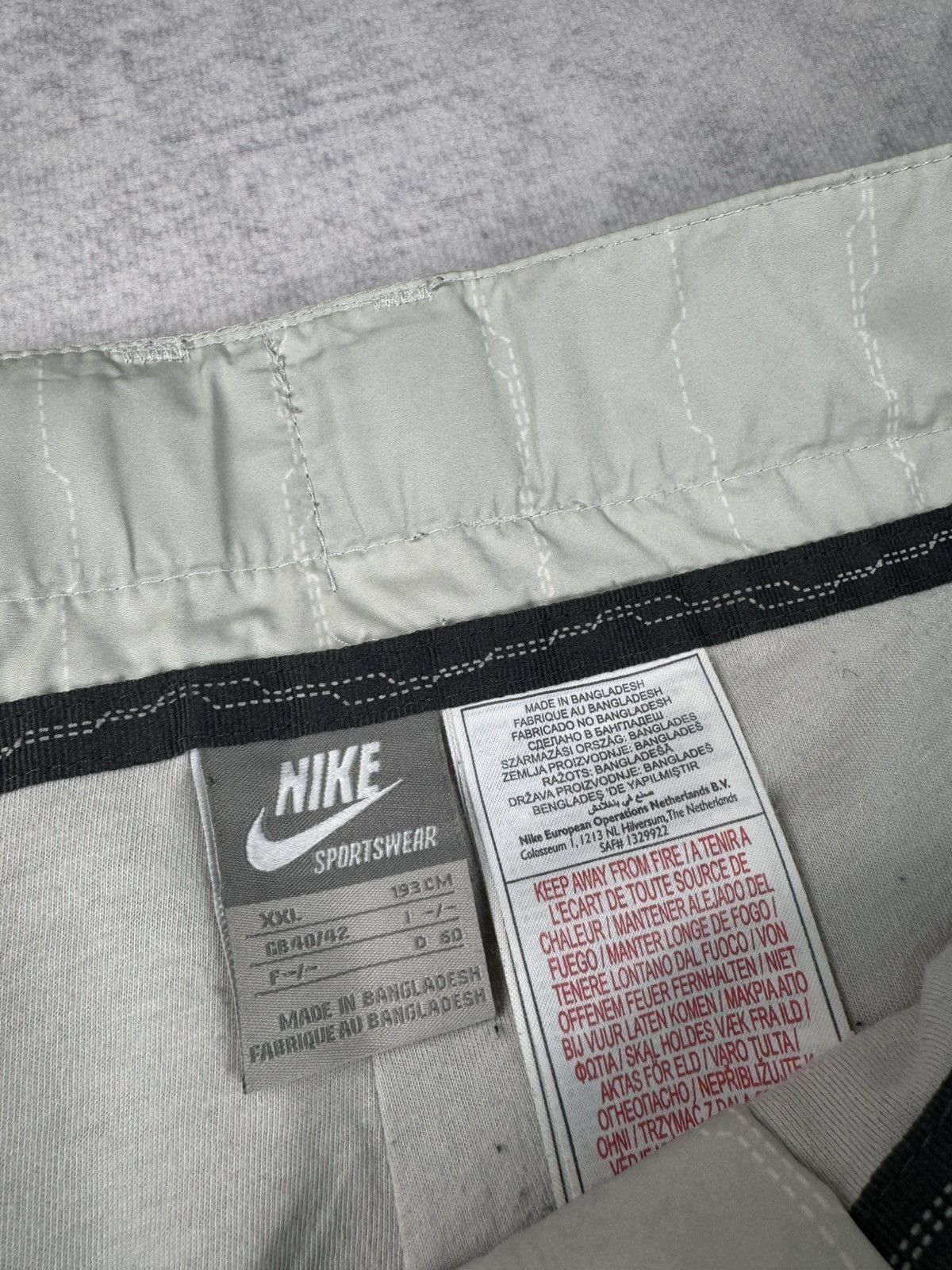 Nike × Vintage NIKE VINTAGE BASIC LOGO OVERSIZE BAGGY PANTS Size US 34 / EU 50 - 9 Thumbnail
