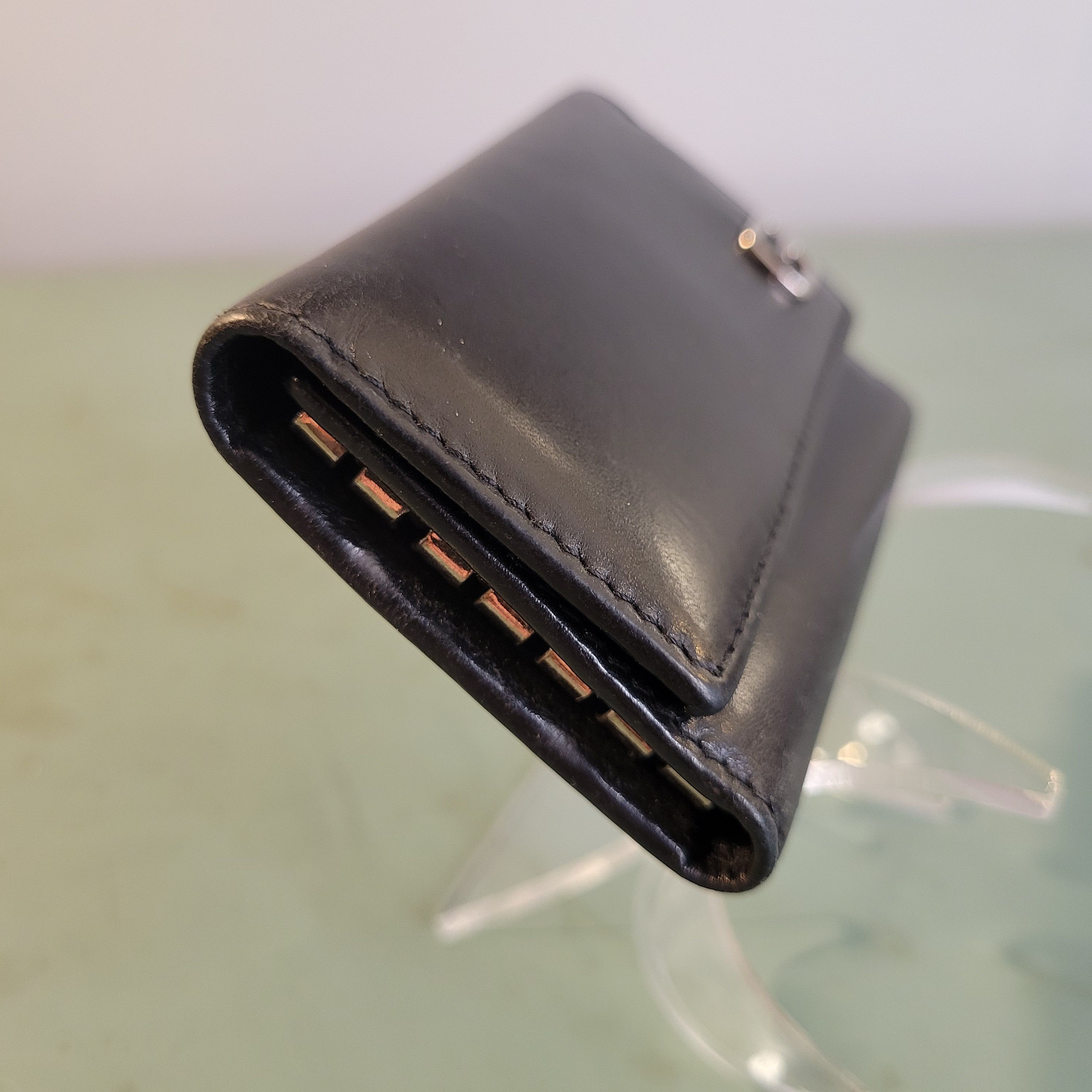 Gucci Gucci Black Leather Logo Key Case Holder Size ONE SIZE - 2 Thumbnail