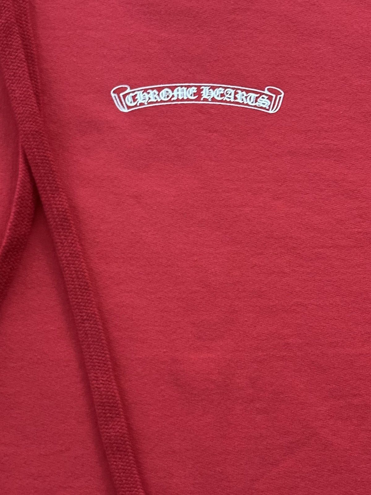 Chrome Hearts Chrome Hearts Red Scroll Hoodie Size US XXL / EU 58 / 5 - 5 Thumbnail