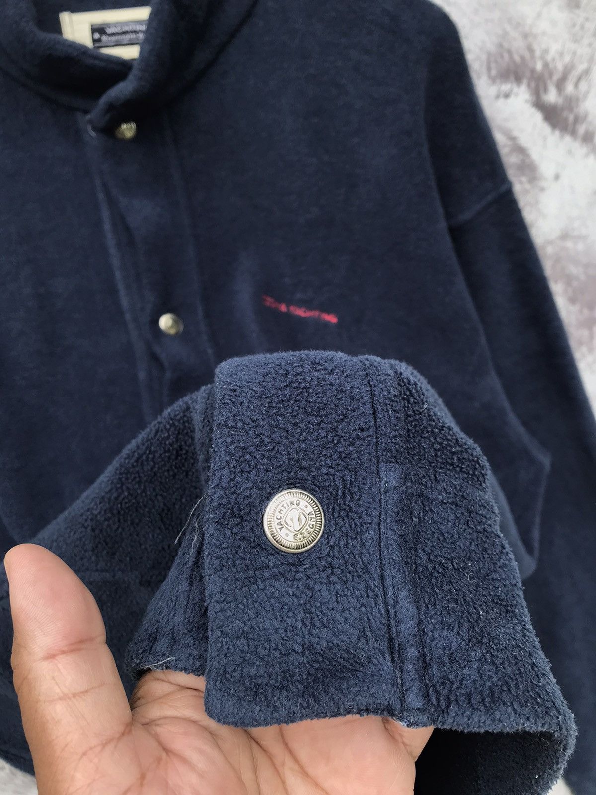 Ermenegildo Zegna Zegna Yachting snap button fleech sweatshirts Size US L / EU 52-54 / 3 - 5 Thumbnail