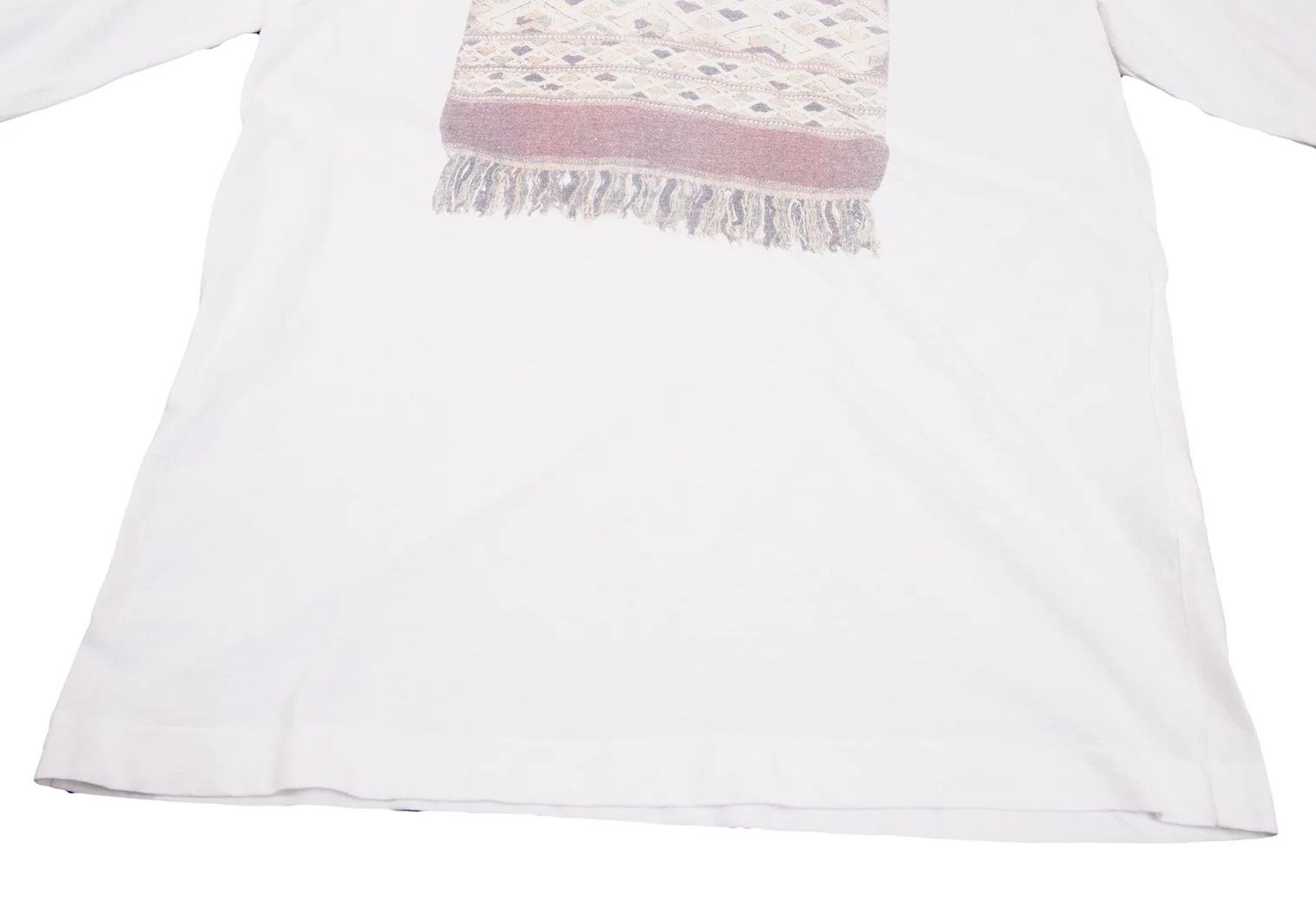 Comme des Garcons Homme Plus Ethnic Knit High Neck Cut Sew in Off-White, Size M Size US M / EU 48-50 / 2 - 8 Thumbnail