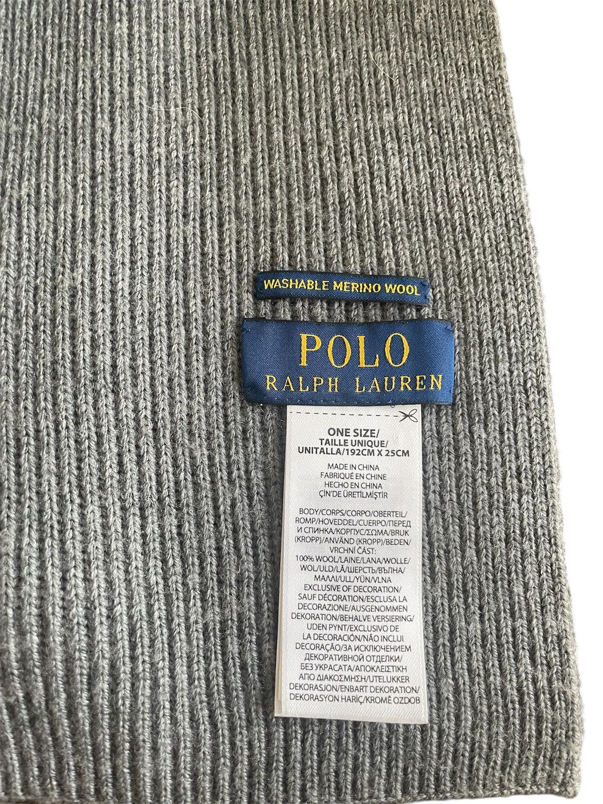 Polo Ralph Lauren Polo Ralph Lauren Wool Scarf Size ONE SIZE - 2 Thumbnail