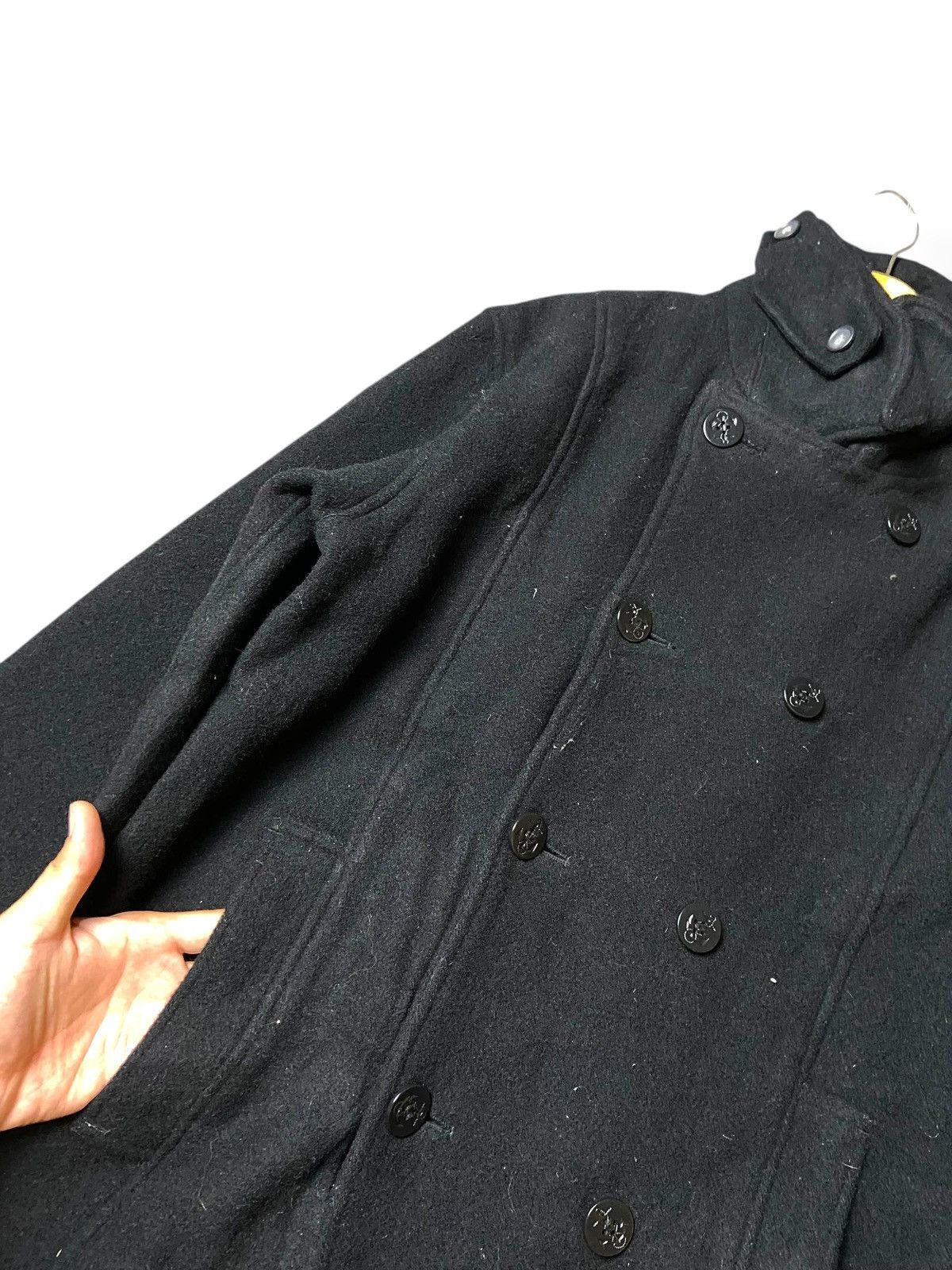 Japanese Brand × Vintage × Woolrich Woolen Mills Vintage WOOLRICH Double Breasted Wool Coat (129) Size US M / EU 48-50 / 2 - 3 Thumbnail