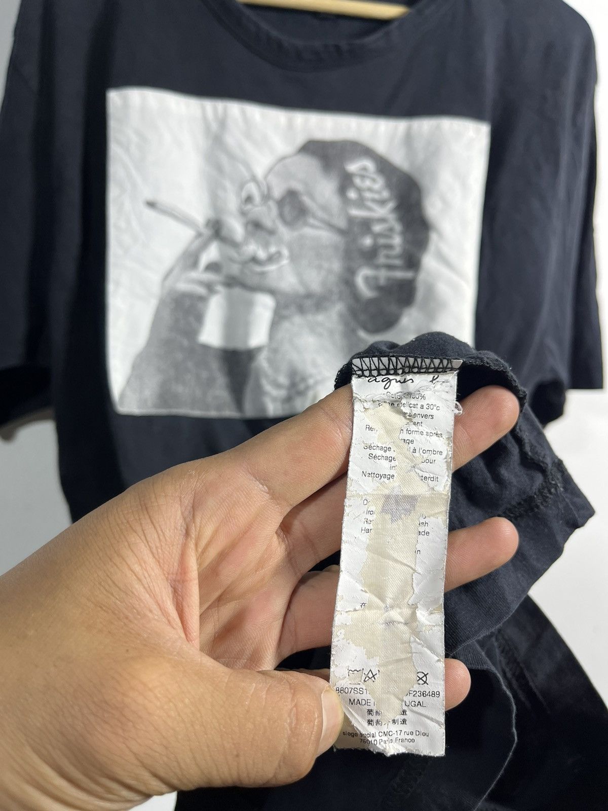 agnes b. 🔥Agnes b. “Friskies” Graphic - Rare Archive Size US L / EU 52-54 / 3 - 4 Thumbnail