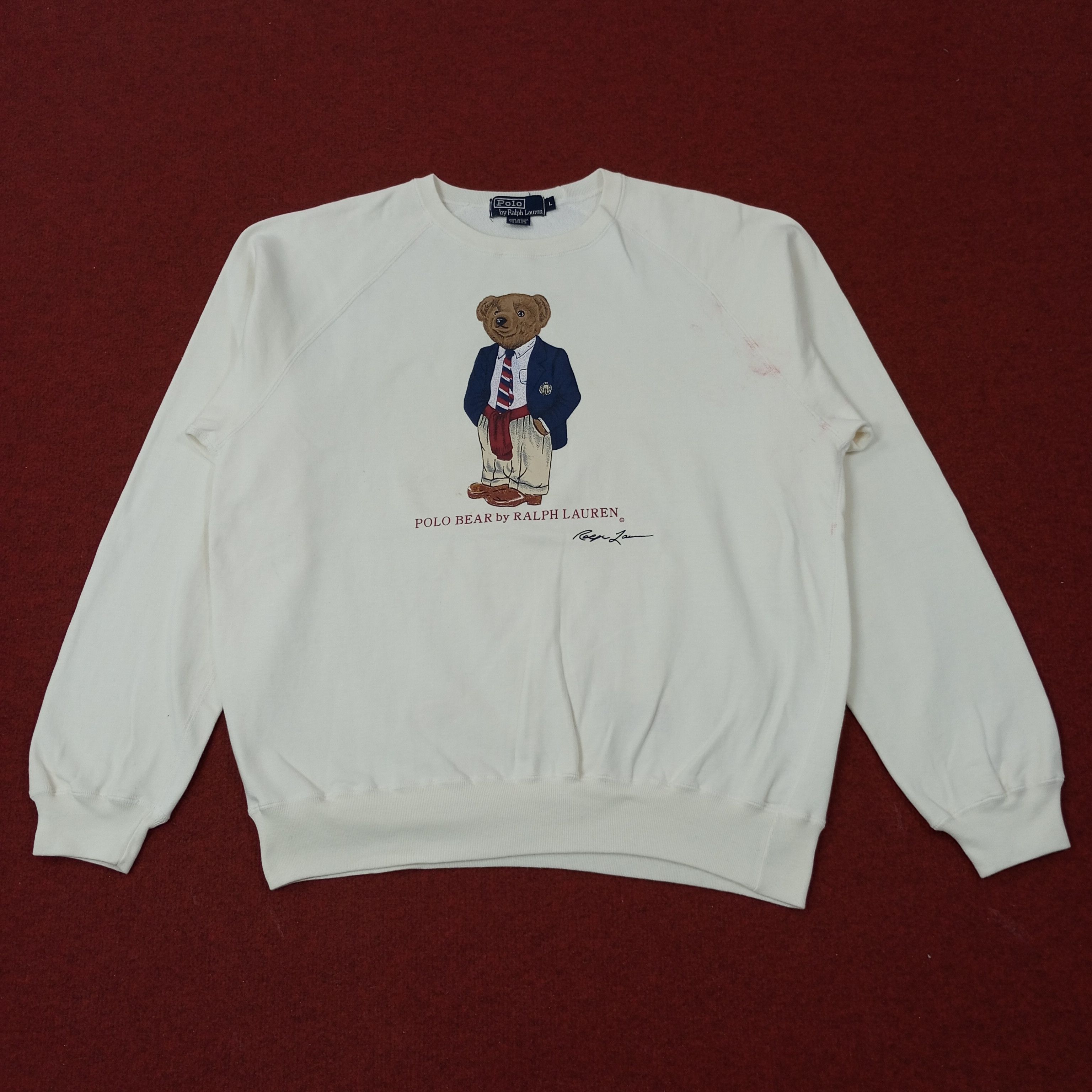 Polo Ralph Lauren Polo Bear by Ralph Lauren Fashion Brand Sweatshirt c241n4 Size US L / EU 52-54 / 3 - 1 Thumbnail