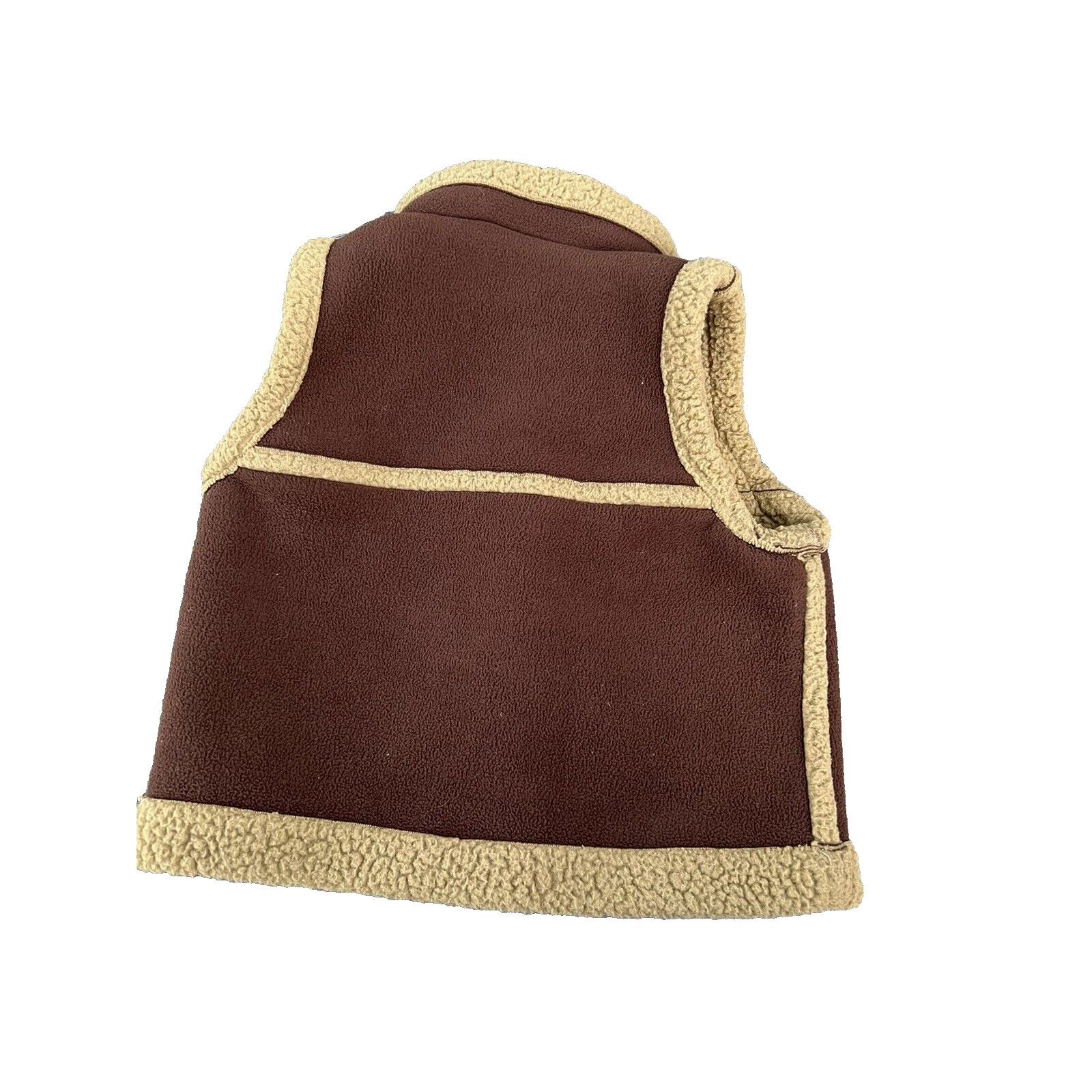 Columbia Columbia Brown Shearing Full-Zip Size 18 m Baby vest A000179 Size ONE SIZE - 2 Thumbnail
