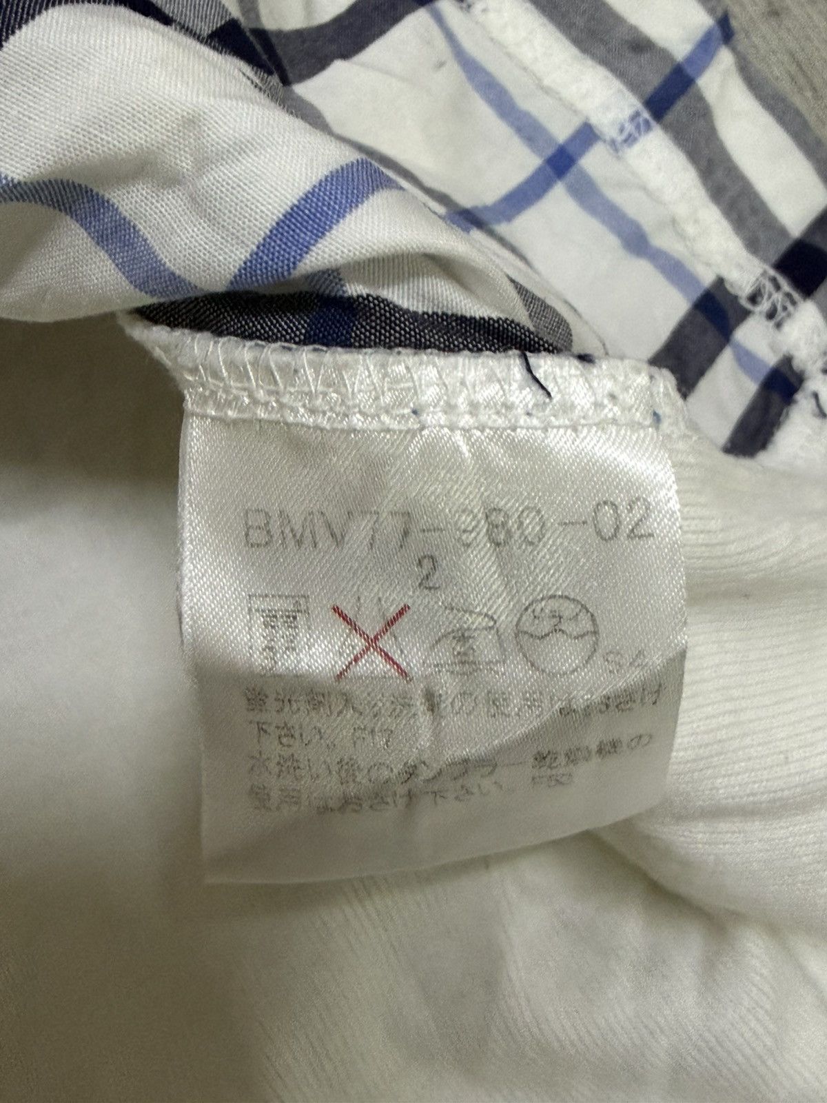 Burberry × Gosha Rubchinskiy Vintage 90s Burberry nova check tshirt Size US XS / EU 42 / 0 - 4 Thumbnail