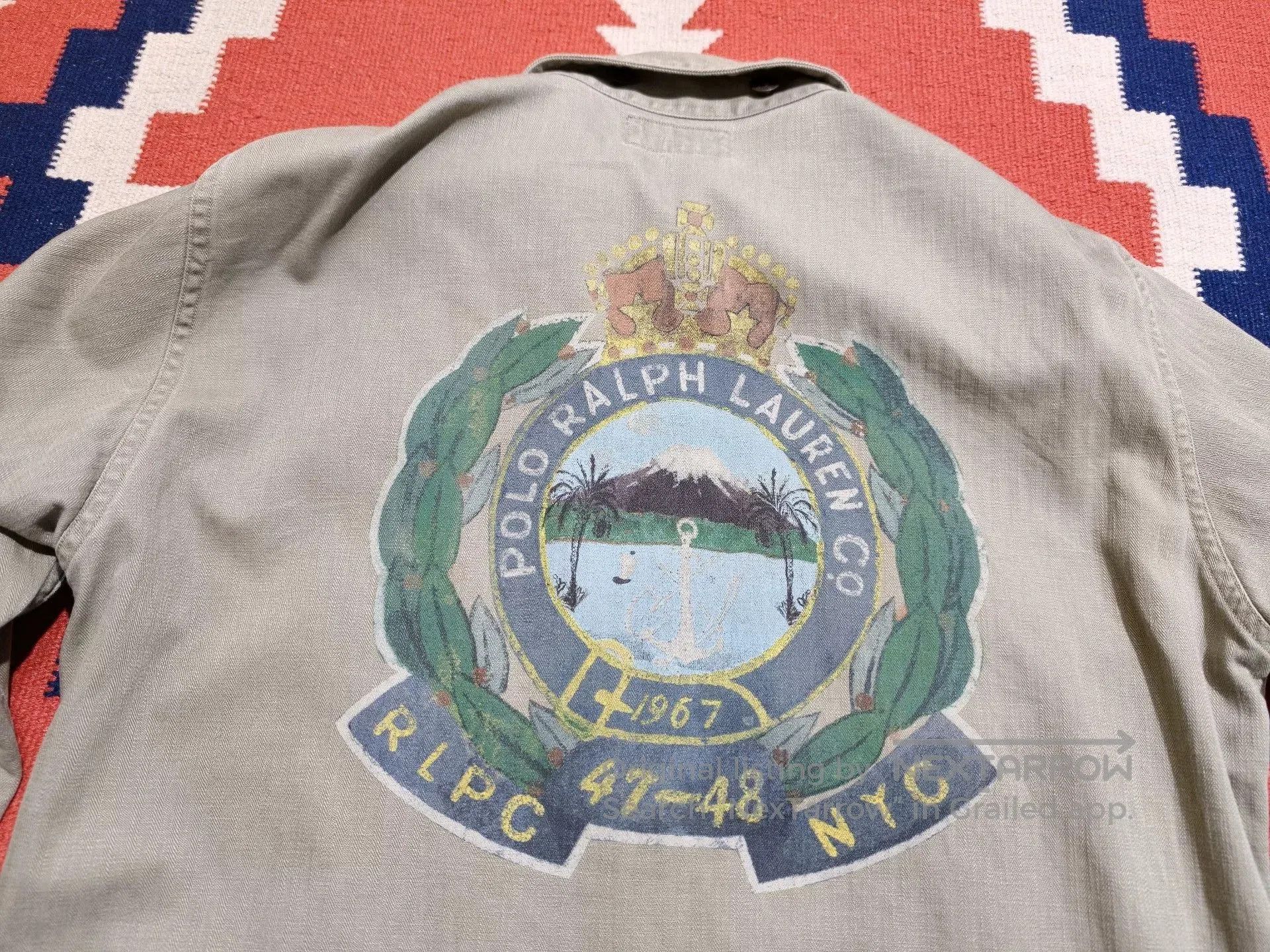 RRL Ralph Lauren Polo Ralph Lauren WWII USMC HBT P44 Jacket. Size US S / EU 44-46 / 1 - 3 Thumbnail