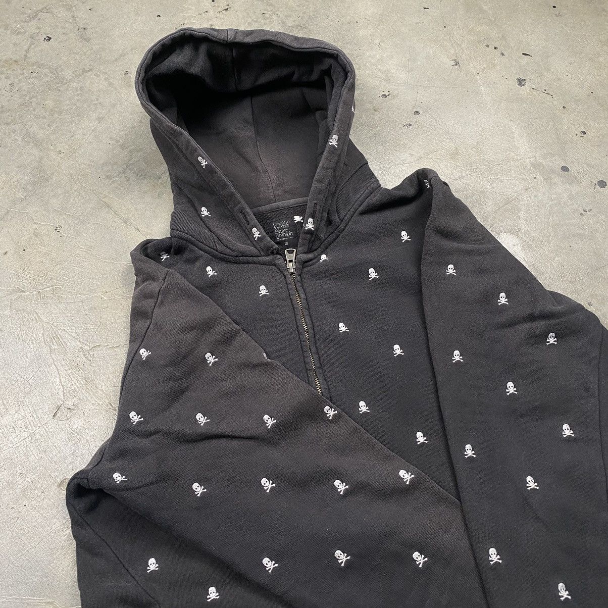 If Six Was Nine × Japanese Brand × Le Grande Bleu (L.G.B.) y2k Graniph Skull Gothic Boxy Zipped Up Size US M / EU 48-50 / 2 - 5 Thumbnail