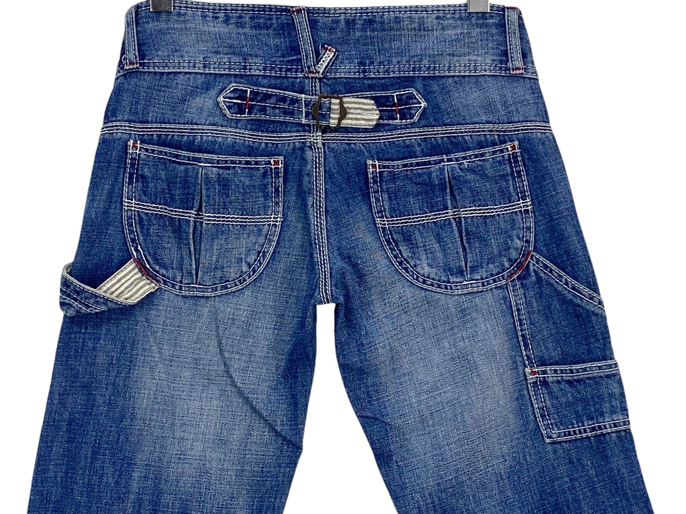 Japanese Brand Carpenter Pants Buckle Back Pants Size US 33 - 6 Thumbnail
