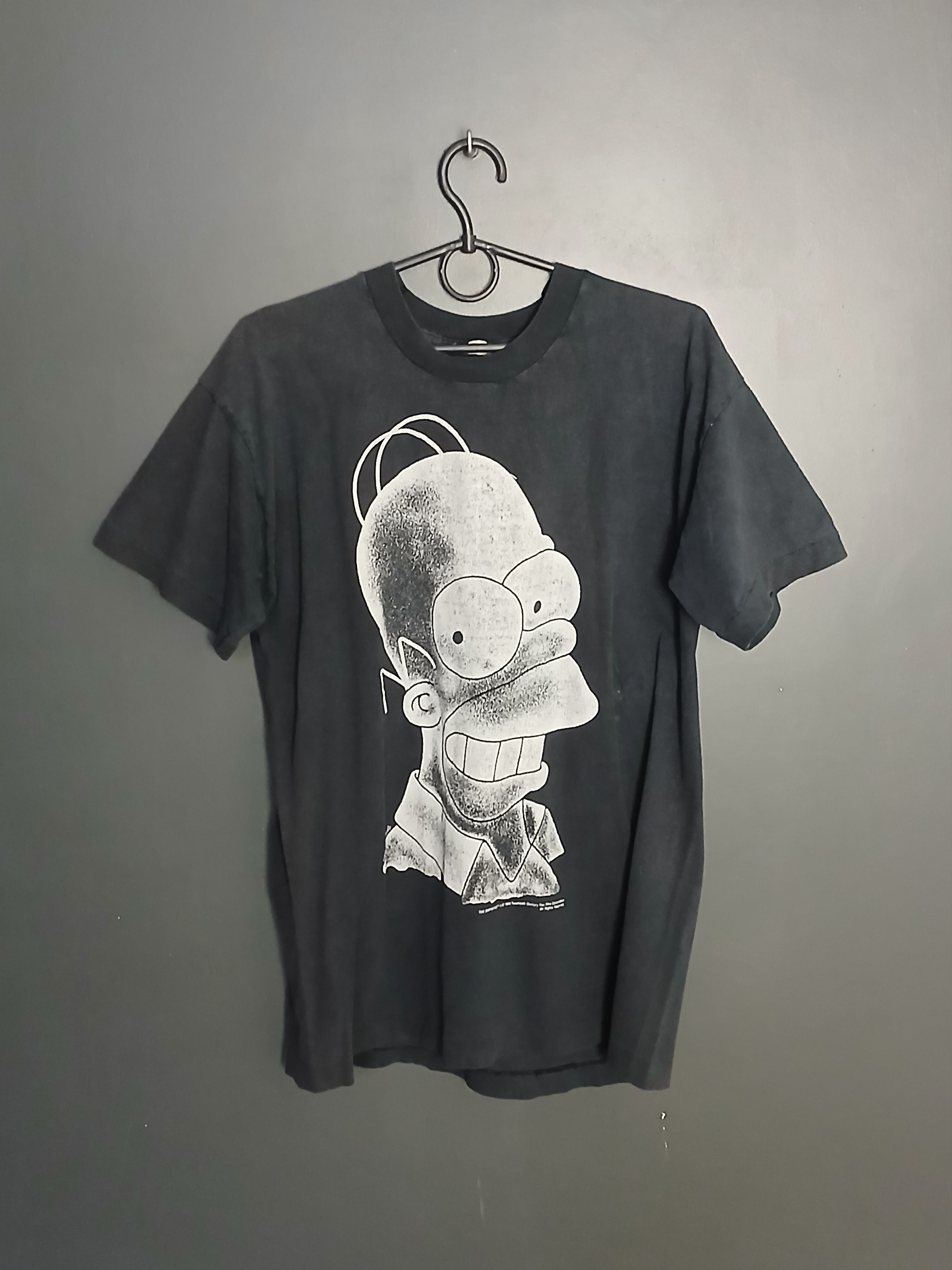 Cartoon Network × The Simpsons × Vintage Vintage 1999 The Simpsons Single Stitch T-Shirt Size US M / EU 48-50 / 2 - 1 Thumbnail
