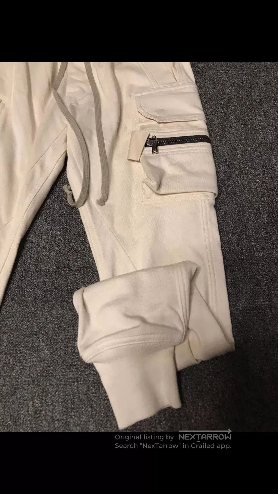 Rick Owens Rick Owens White Cargo Casual Pants. Size US 30 / EU 46 - 2 Thumbnail