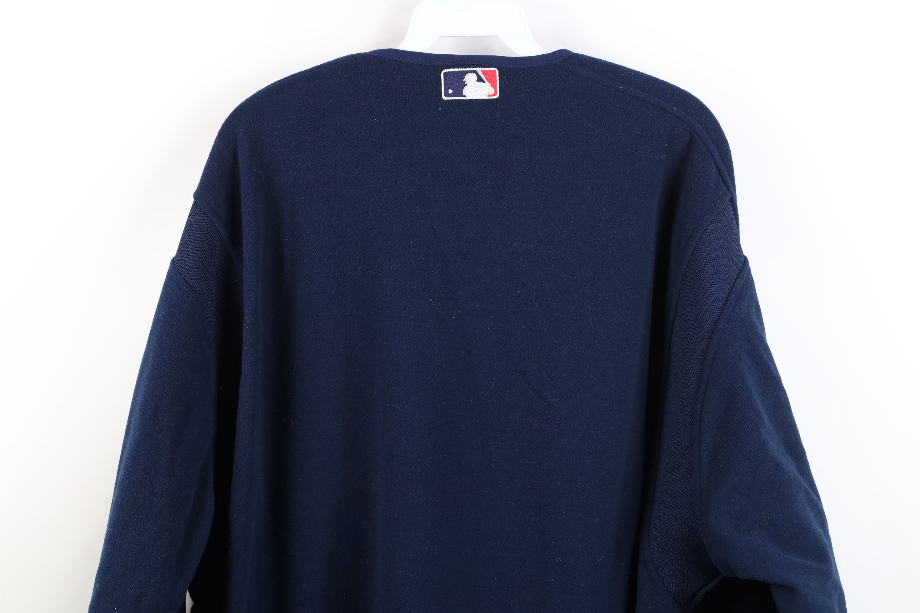 Majestic Vintage 90s Majestic Cleveland Baseball Fleece Sweater Size US XXL / EU 58 / 5 - 12 Thumbnail
