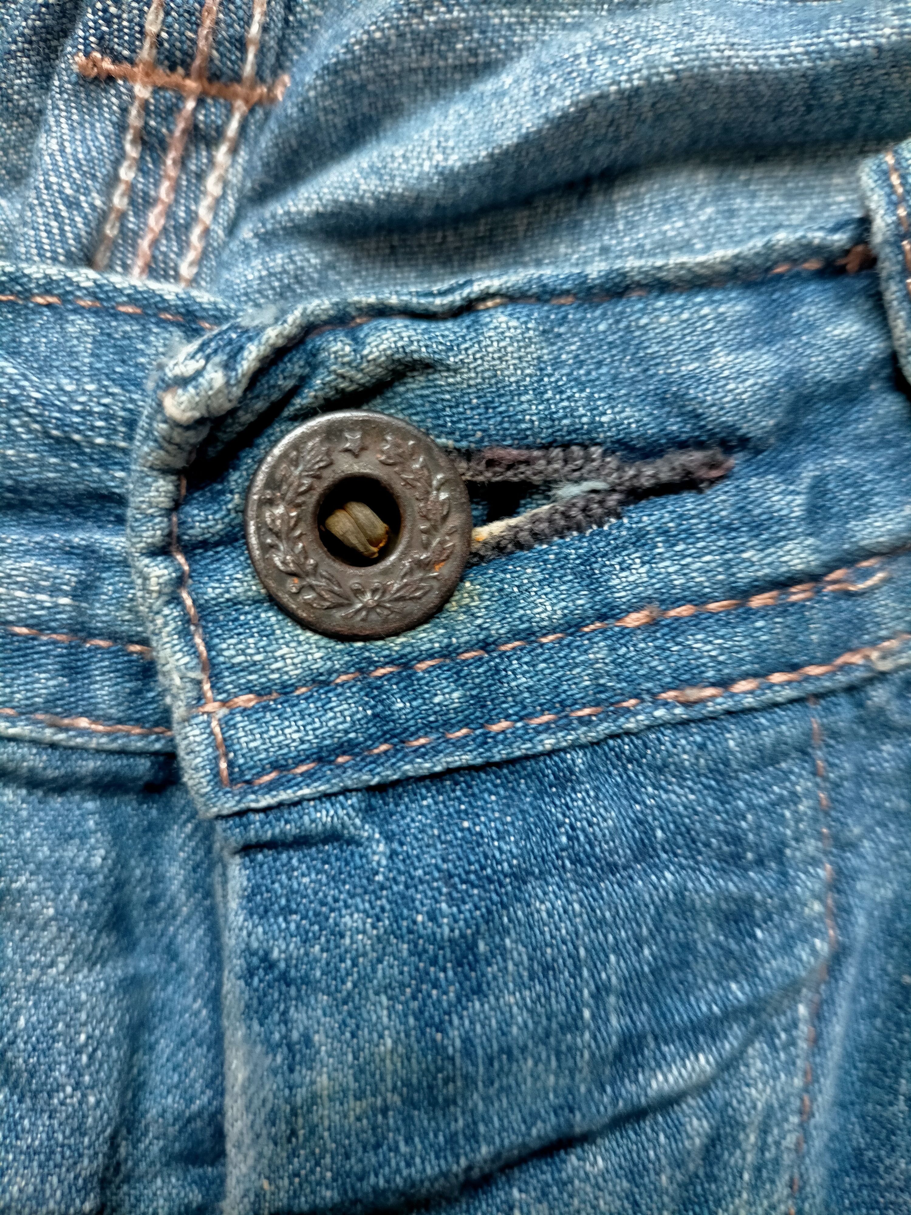 RRL Ralph Lauren ⚡Double RL Patchwork Carpenter Jeans Size US 31 - 20 Thumbnail