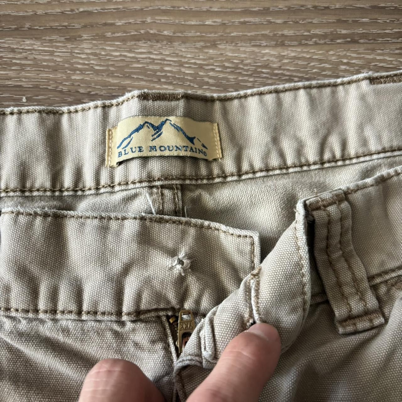 Vintage Crazy Vintage Y2K/2000s Light Tan Khaki Streetwear Carpenter Pants! 36x32 Size US 36 / EU 52 - 6 Thumbnail