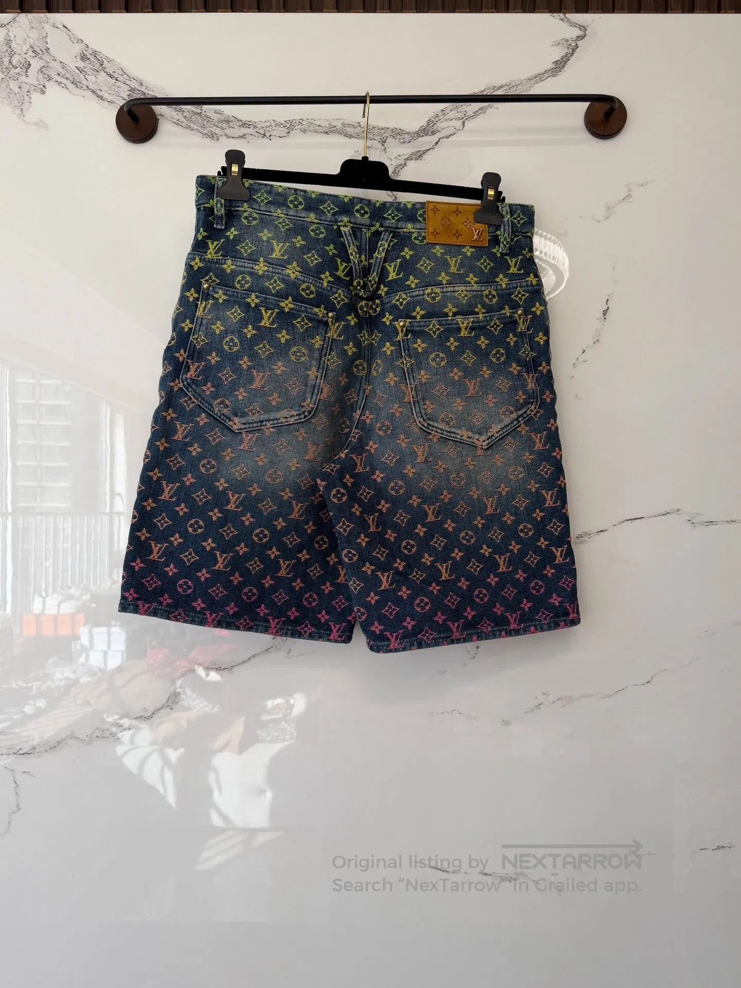 Louis Vuitton Louis Vuitton Rainbow Denim Shorts. Size 30" / US 8 / IT 44 - 3 Thumbnail