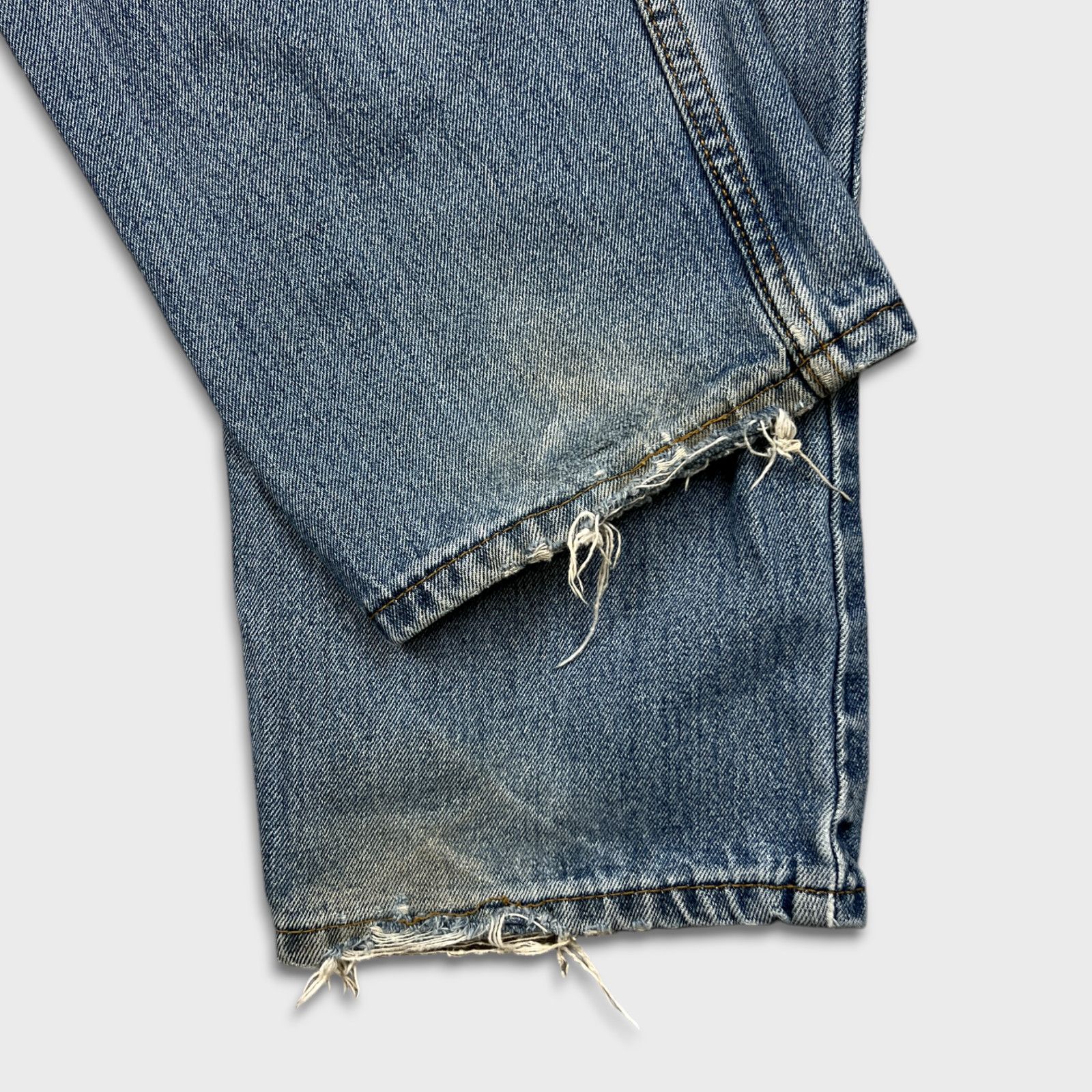 Levi's × Vintage Levi's 516 Jeans 34x32 Slim Straight American Denim Pants Size US 34 / EU 50 - 7 Thumbnail