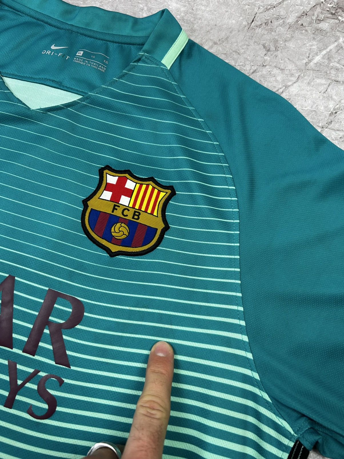 Nike Barcelona Nike 2016-2017 Third Football Soccer Jersey Sz XL Size US XL / EU 56 / 4 - 11 Thumbnail
